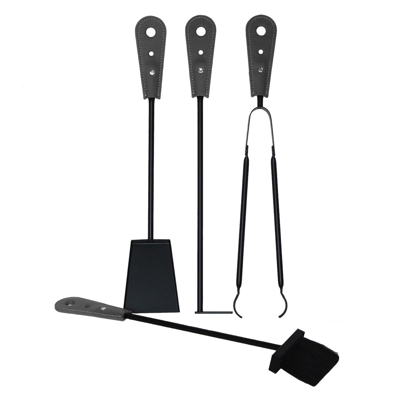 lara-kaminbesteck-schwarz-k14-web2 Lara Designer Kaminbesteck