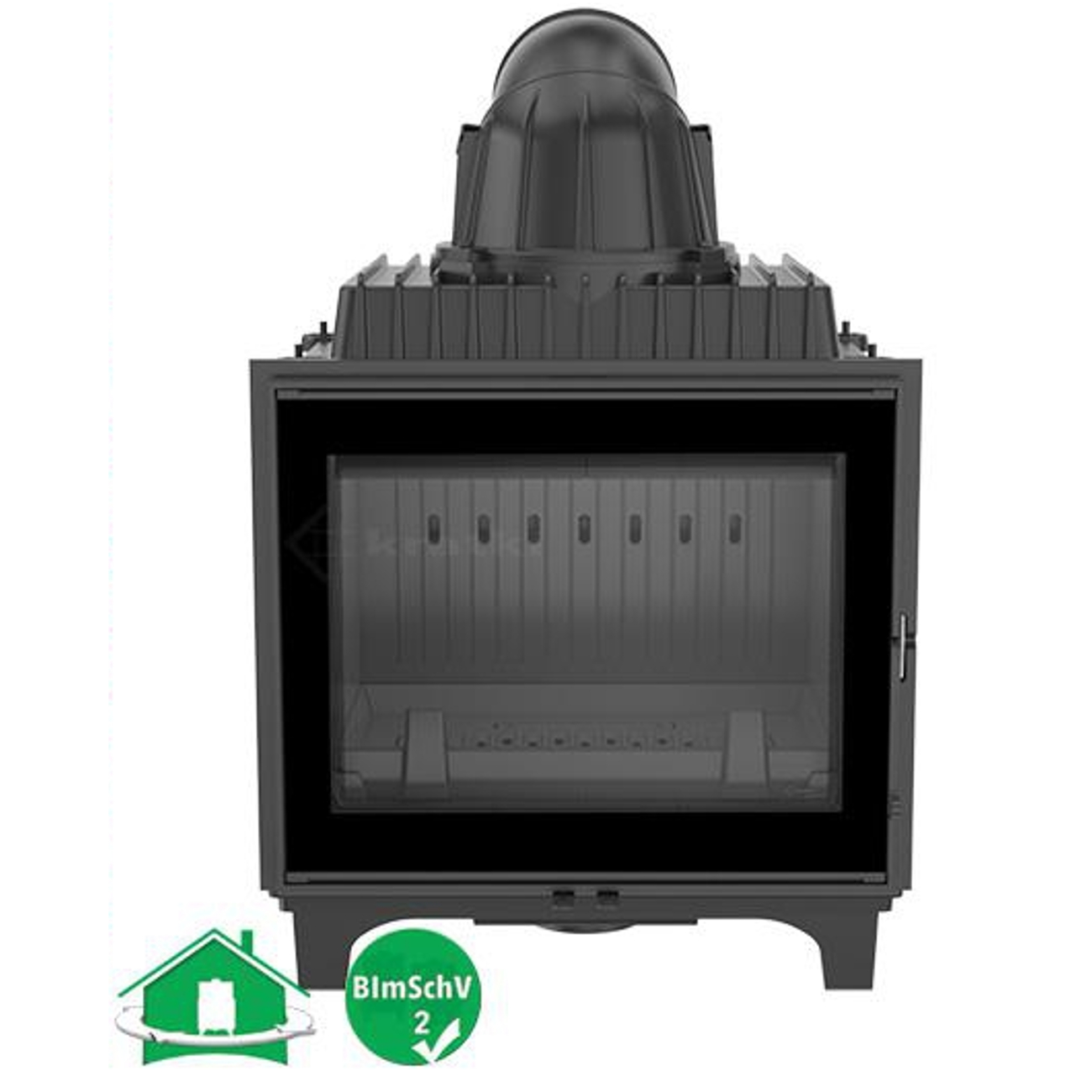 Franek 10 Warmluft Gusseisener Kamineinsatz 10kW