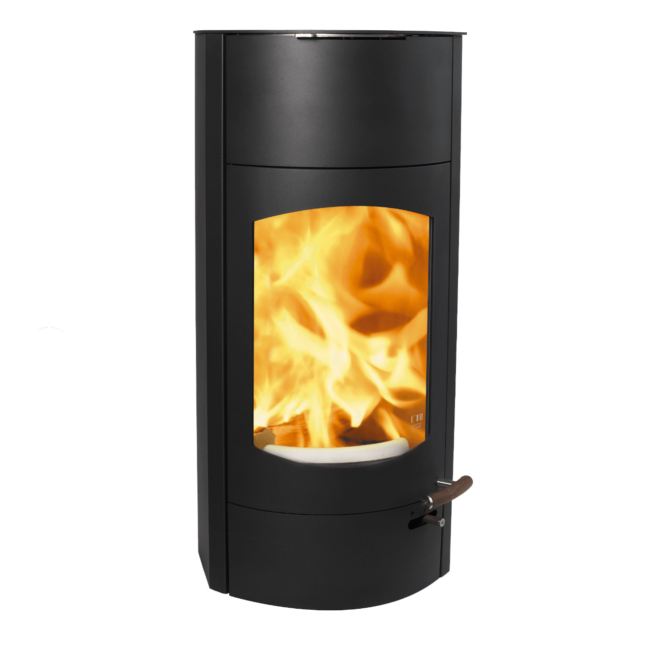 Koko 2.0 Xtra Stahl 7kW Speicherofen Schwarz RLU