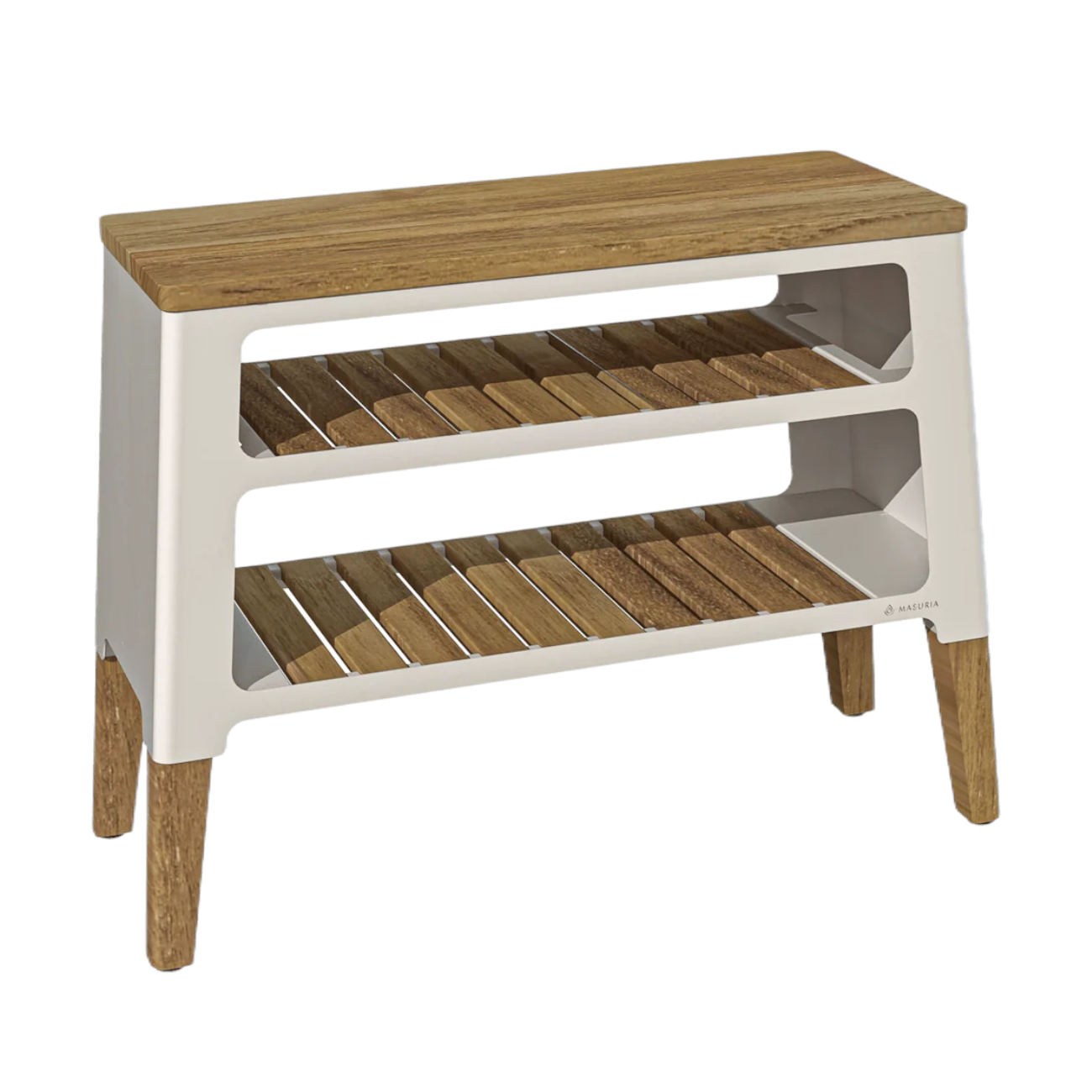 Nexo Holz Grill-Tisch / Beistelltisch Ivory Frost Nexo Holz Grill-Tisch / Beistelltisch Ivory Frost