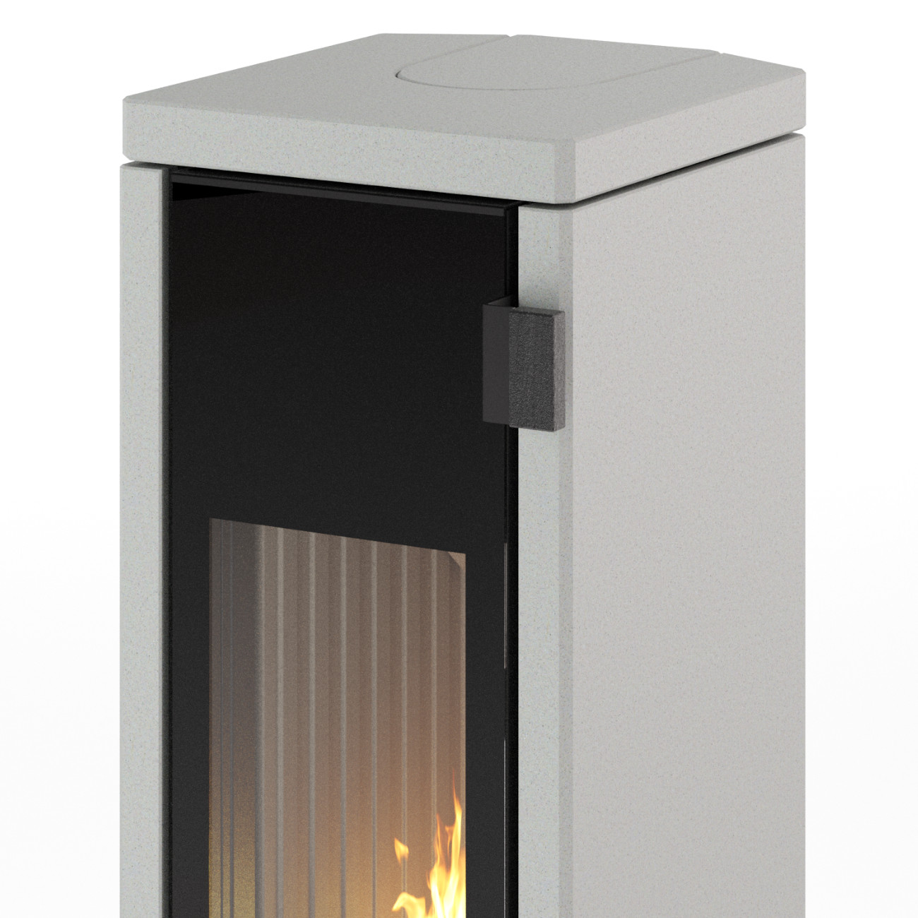Conte Mini Eck Natur Thermotte Speicher Kaminofen 5KW RLU