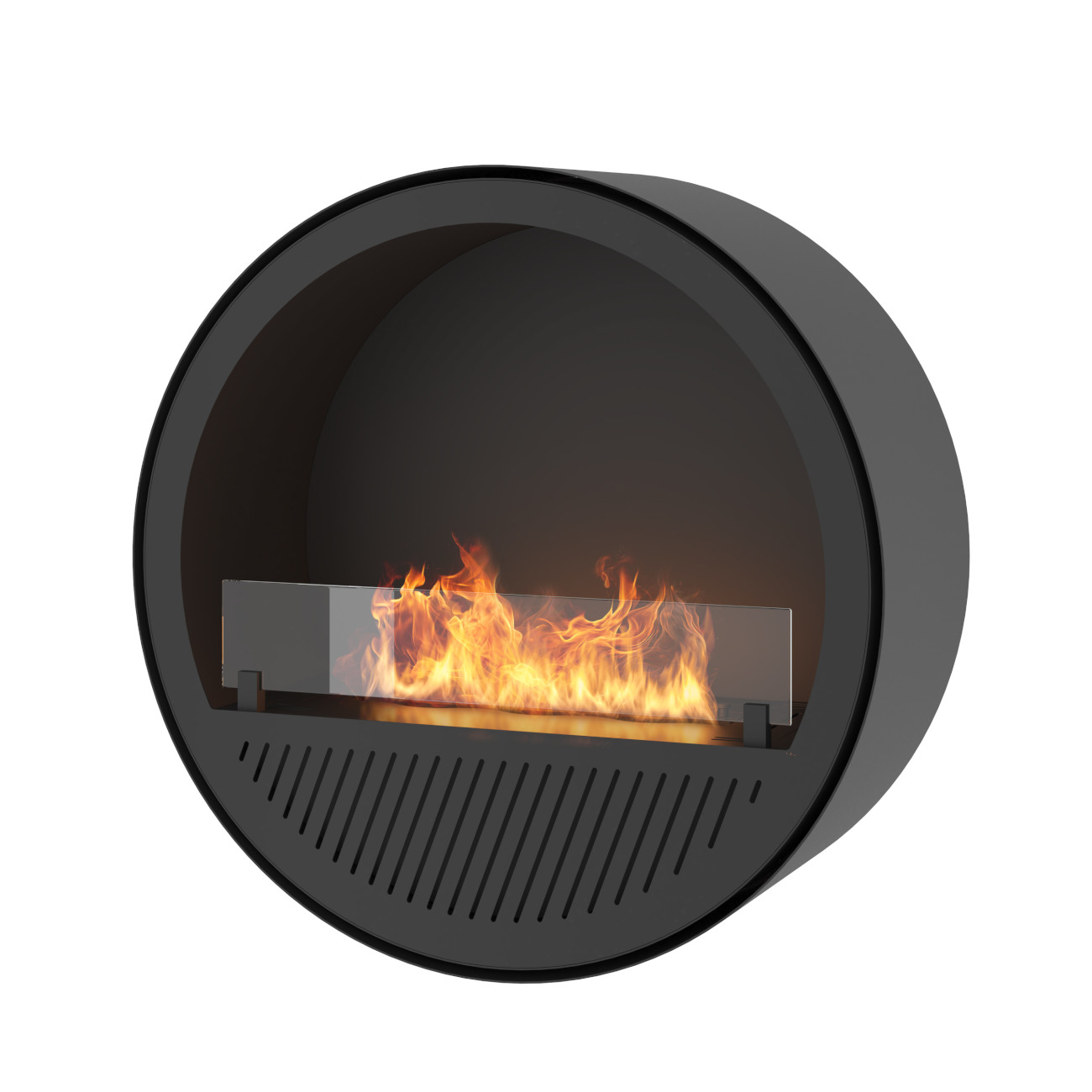 Incyrcle Slim Line Wall Schwarz Wand Ethanol Kamin Incyrcle Slim Line Wall Schwarz Wand Ethanol Kamin