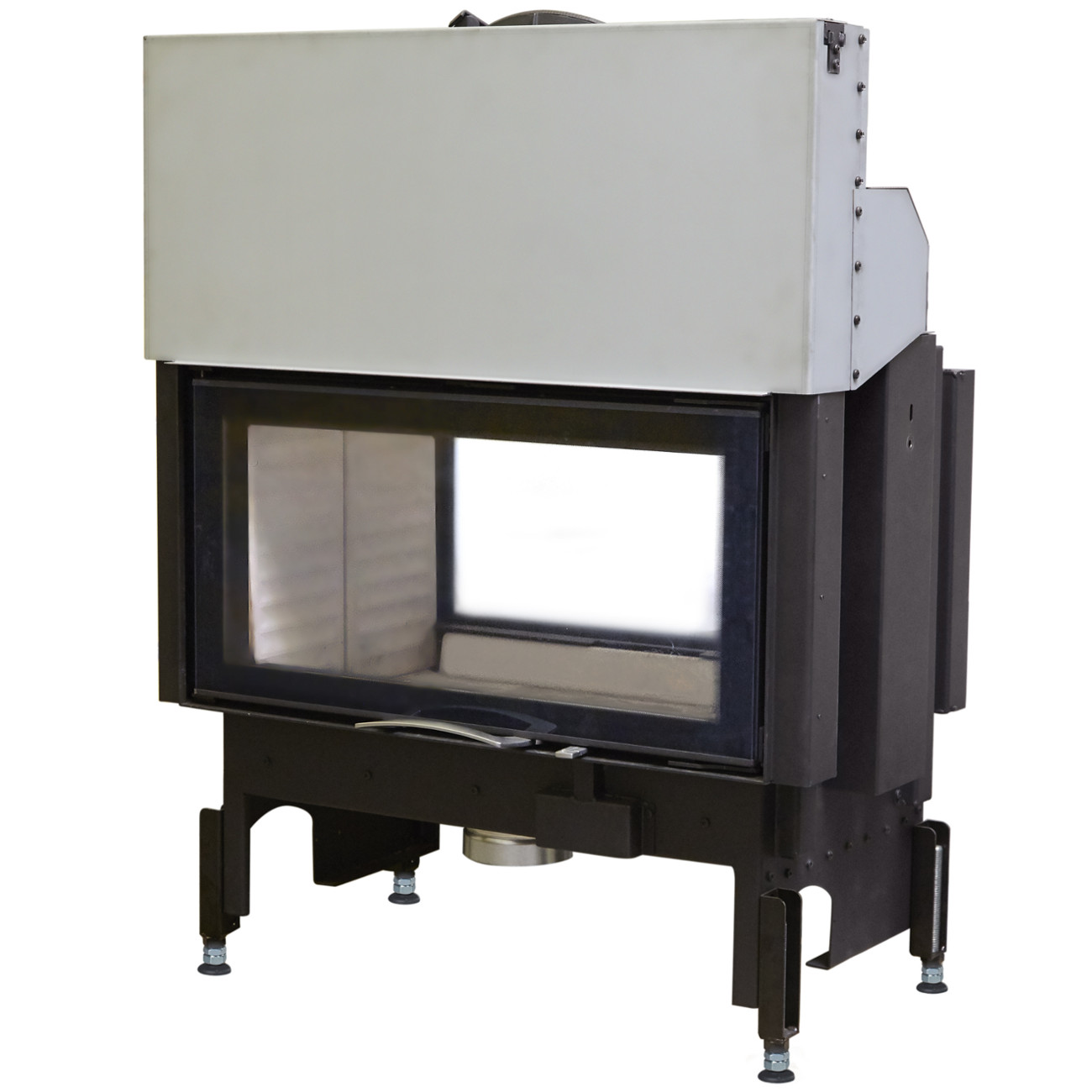 75x39S_II_tit Tunnel Kamineinsatz 75x39SII 10kW Hebetür DIBt