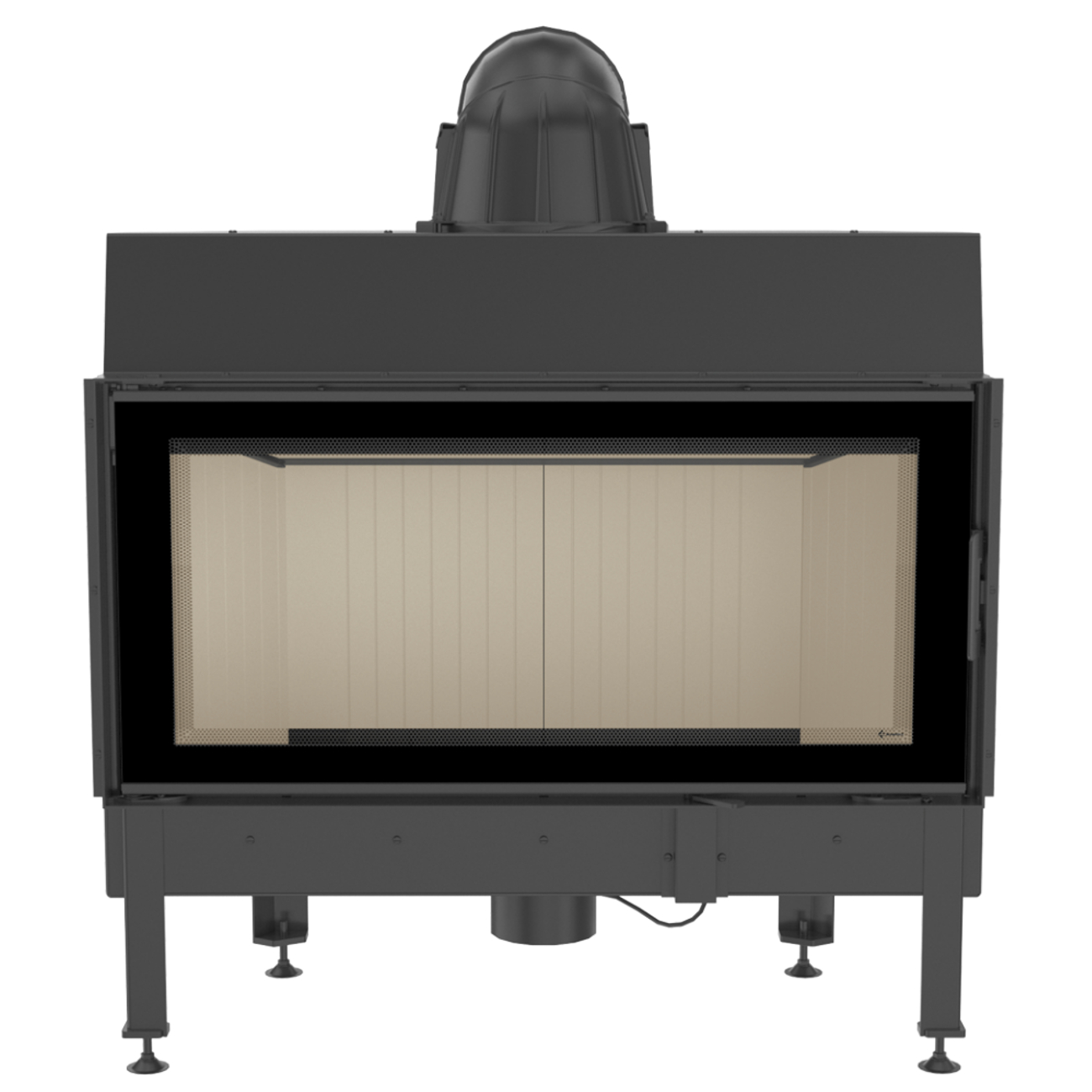 nadia-14-front Nadia 14 Warmluft Kamineinsatz 14kW