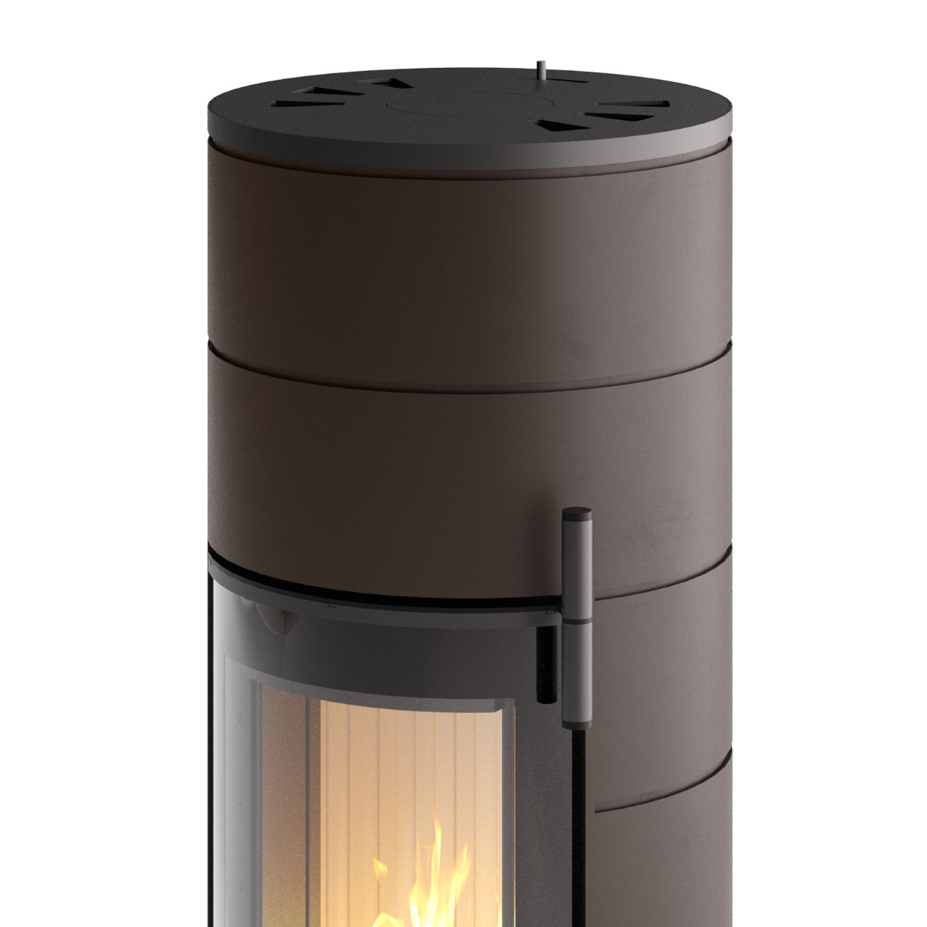 Titan Midi Mocca Kaminofen 6KW RLU Titan Midi Mocca Kaminofen 6KW RLU
