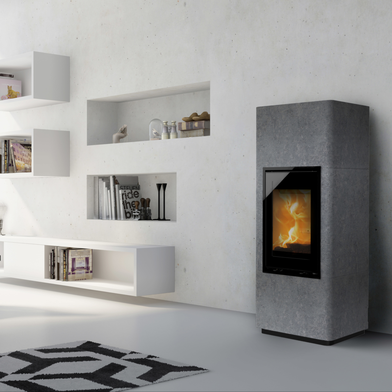 lotus_beto700m_kaminbausatz_tuer_magic_int Beto 700M Magic Speckstein Speicher-Kaminbausatz 6kW