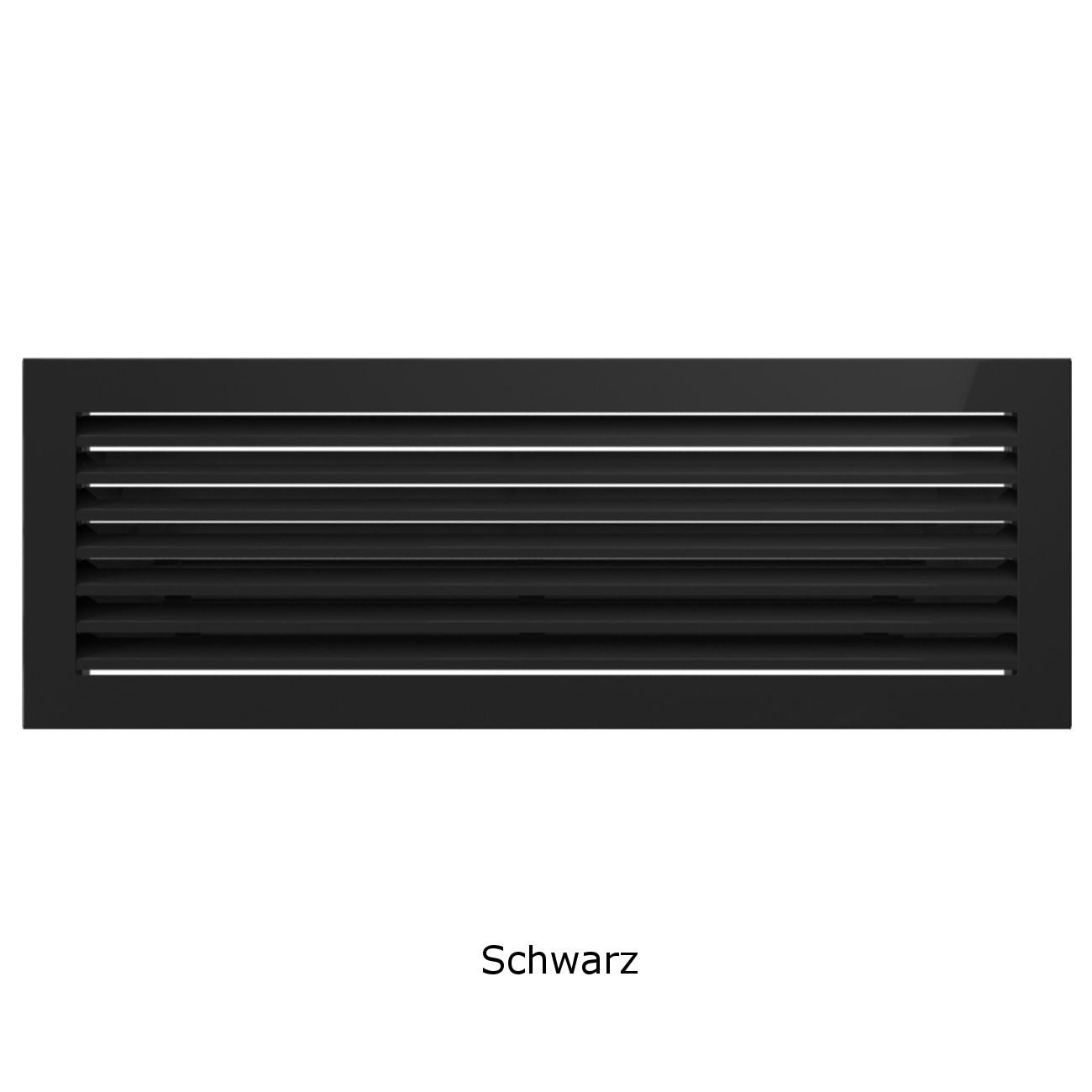 Lüftungsgitter FRESH Schwarz in verschiedenen Größen