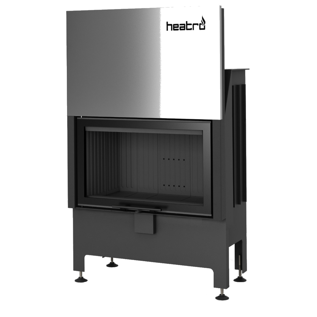 Heatro 69H Black Kamineinsatz mit Hebetür 11kW