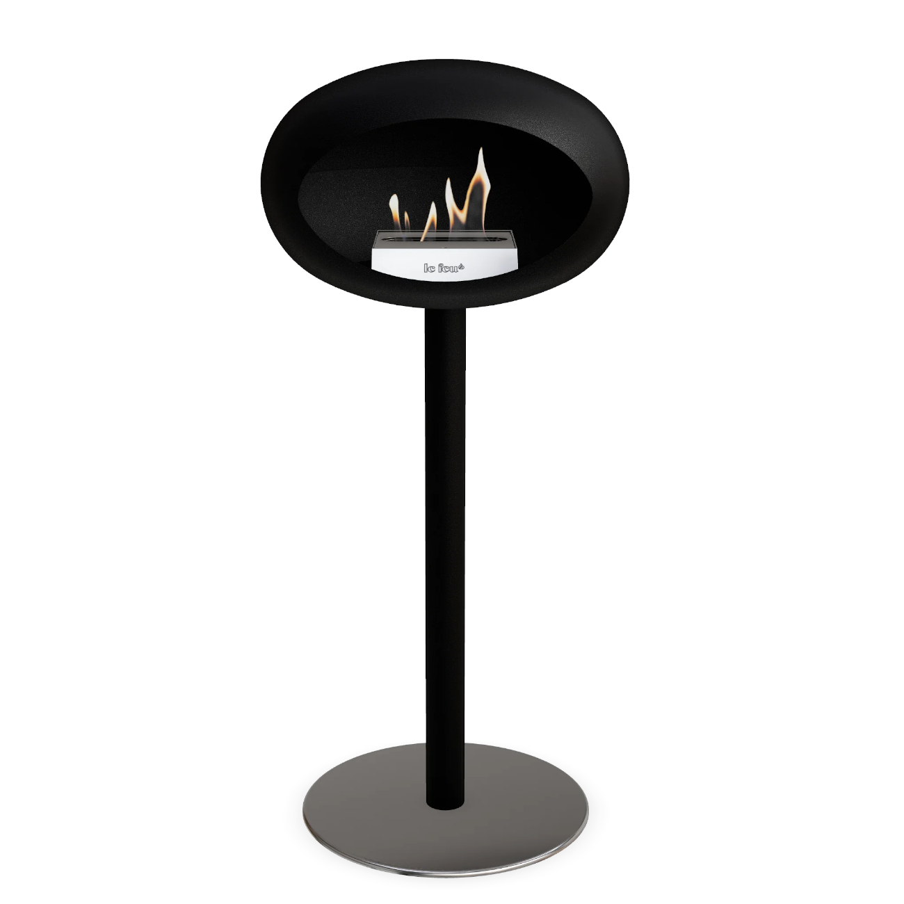 Le Feu Ground Steel High Plus Schwarz Ethanolkamin Le Feu Ground Steel High Plus Schwarz Ethanolkamin