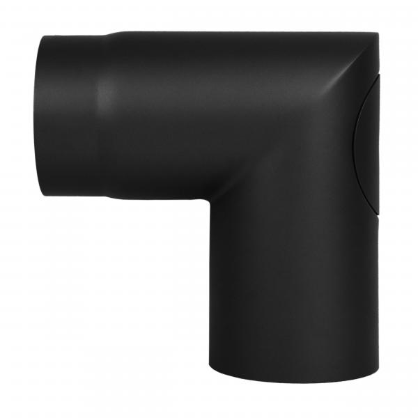 13-BS90R-B-B51uqfaqmzG8ZWj Bogen 90° mit Reinigungsverschluß einmal abgewinkelt - 150 mm Ø