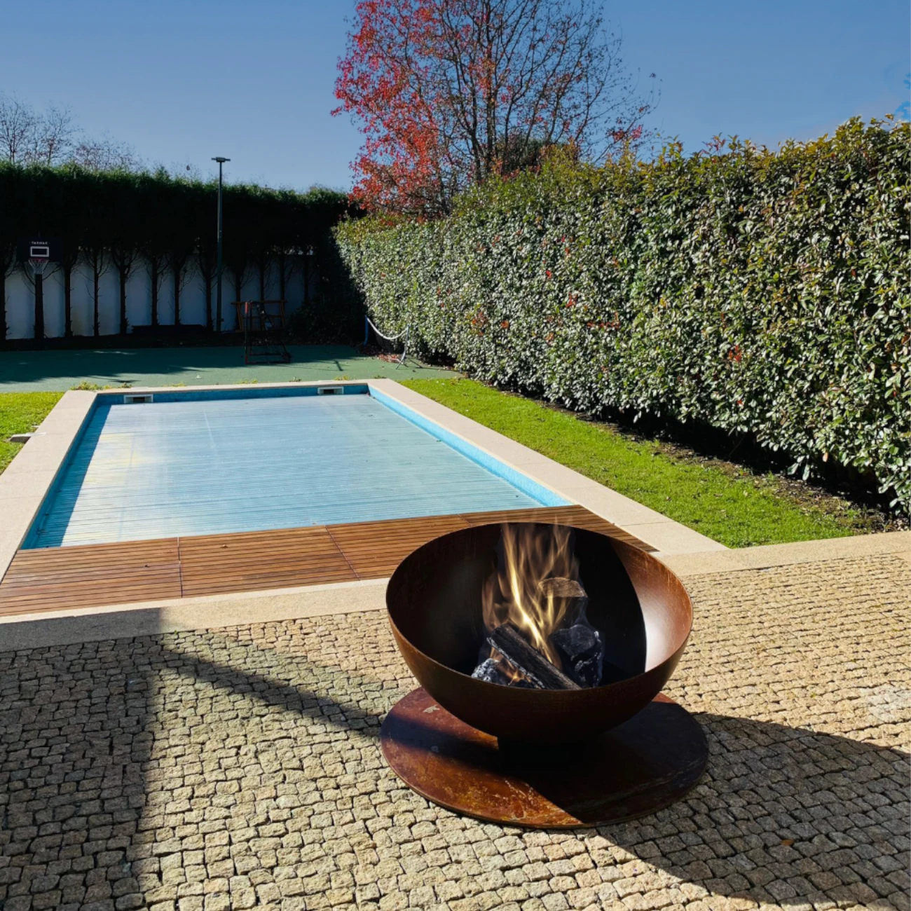 Solace Designer Feuerschale Gartenkamin