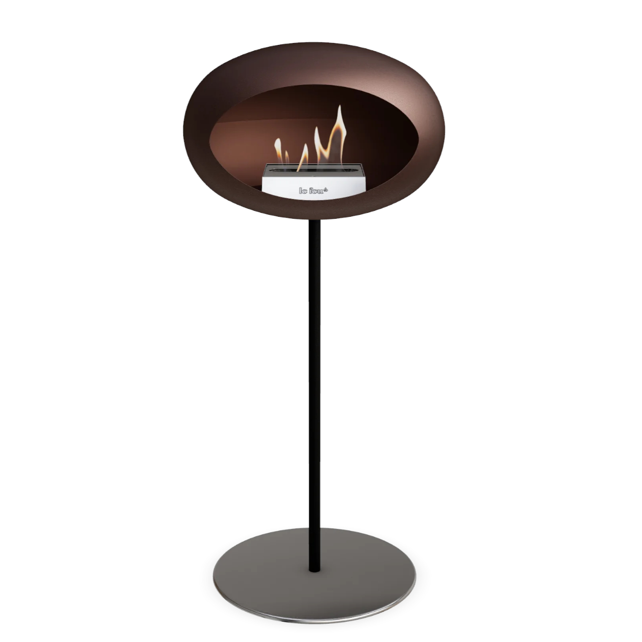 Le Feu Ground Steel High Mocca Ethanolkamin Le Feu Ground Steel High Mocca Ethanolkamin
