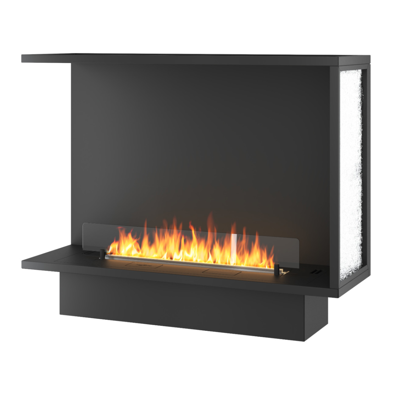 INSIDE L1000 ETRONIC BASIC Eck Kaminkassette Links Automatischer Ethanolbrenner INSIDE L1000 ETRONIC BASIC Eck Kaminkassette Links Automatischer Ethanolbrenner