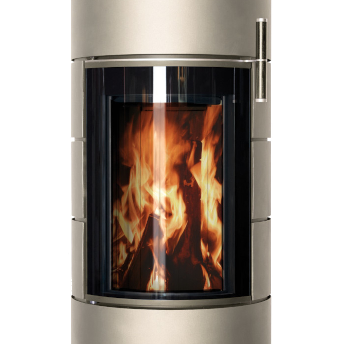 Titan Midi Champagner Kaminofen 6KW RLU