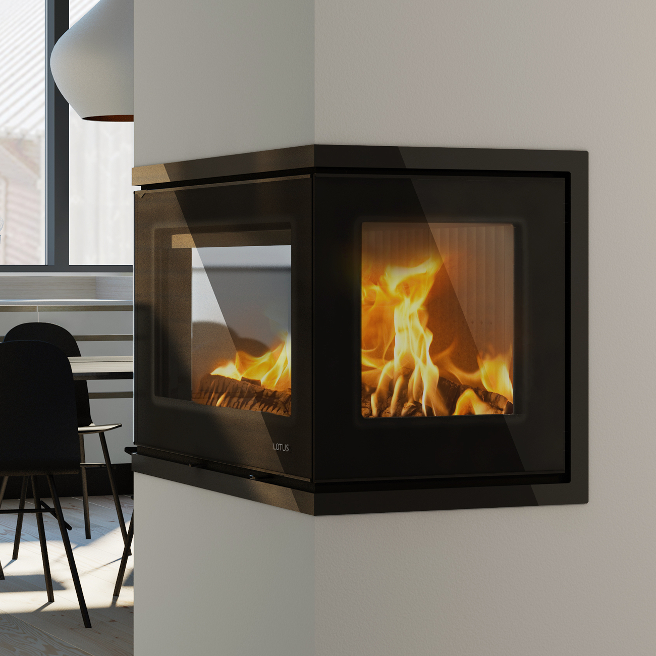 unico-13-web Unico 13 panorama Kaminkassette 3-seitig zum Einbau 6kW
