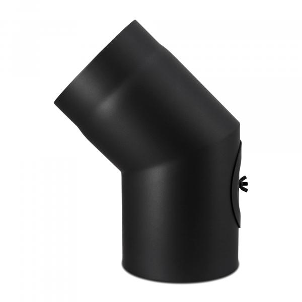 b45r Bogen 45° mit Reinigungsverschluß einmal abgewinkelt 150 mm Ø