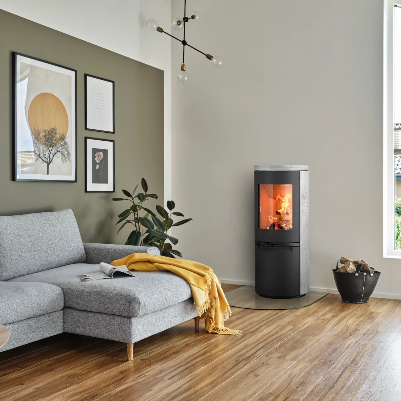 Heta Scan-Line 900 Speckstein Kaminofen 7kW RLU