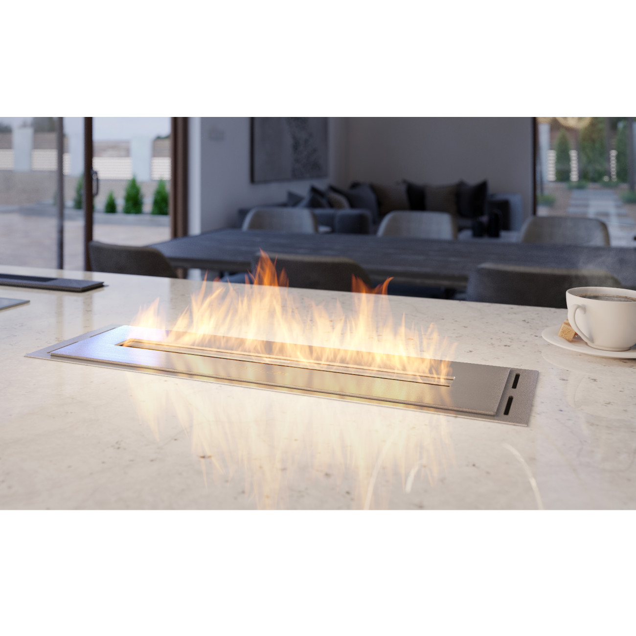 Inbox 500 Edelstahl Ethanol Einbau Brenner Inbox 500 Edelstahl Ethanol Einbau Brenner
