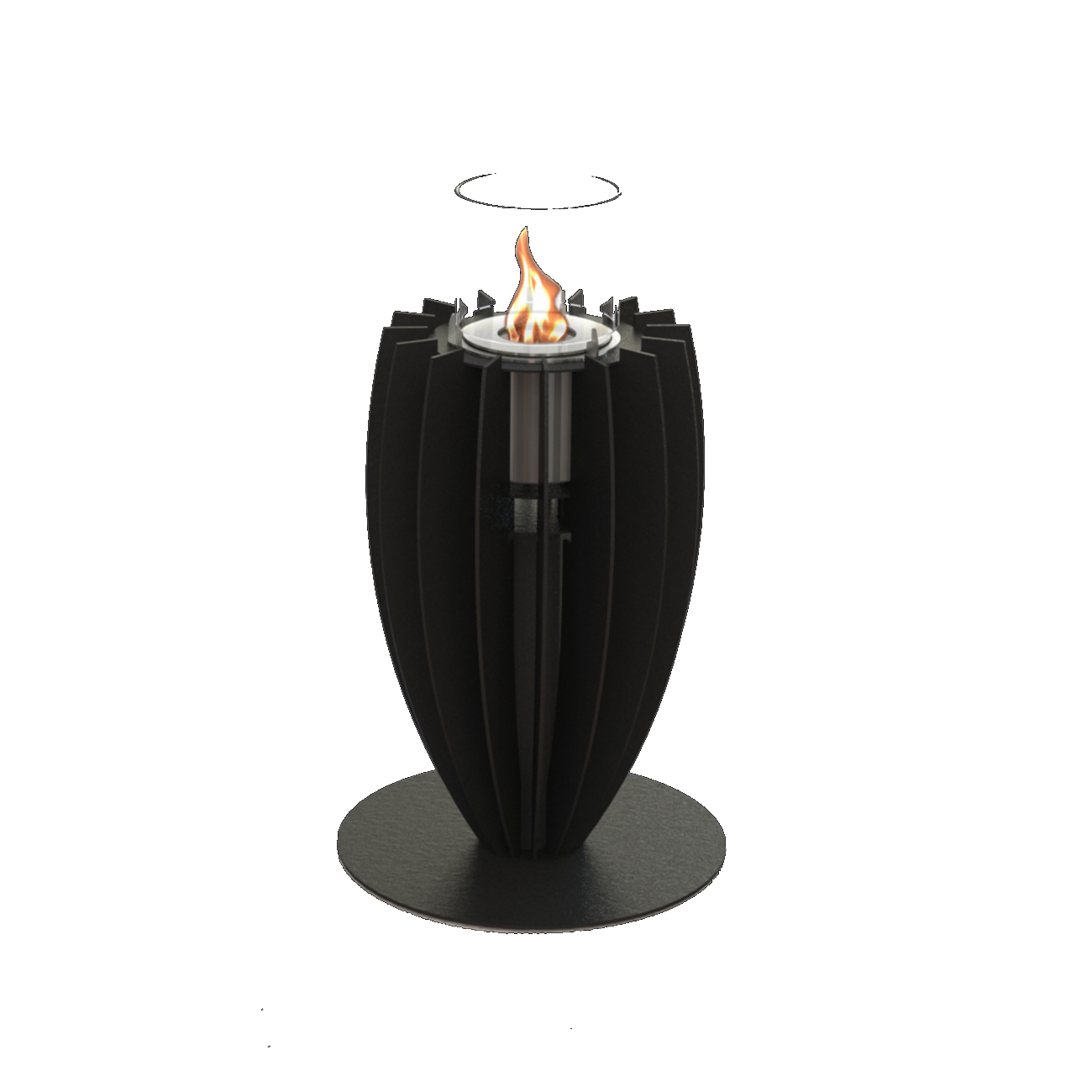 tabletop-tuli-schwarz-tit Glammfire Tuli Tabletop Ethanolkamin