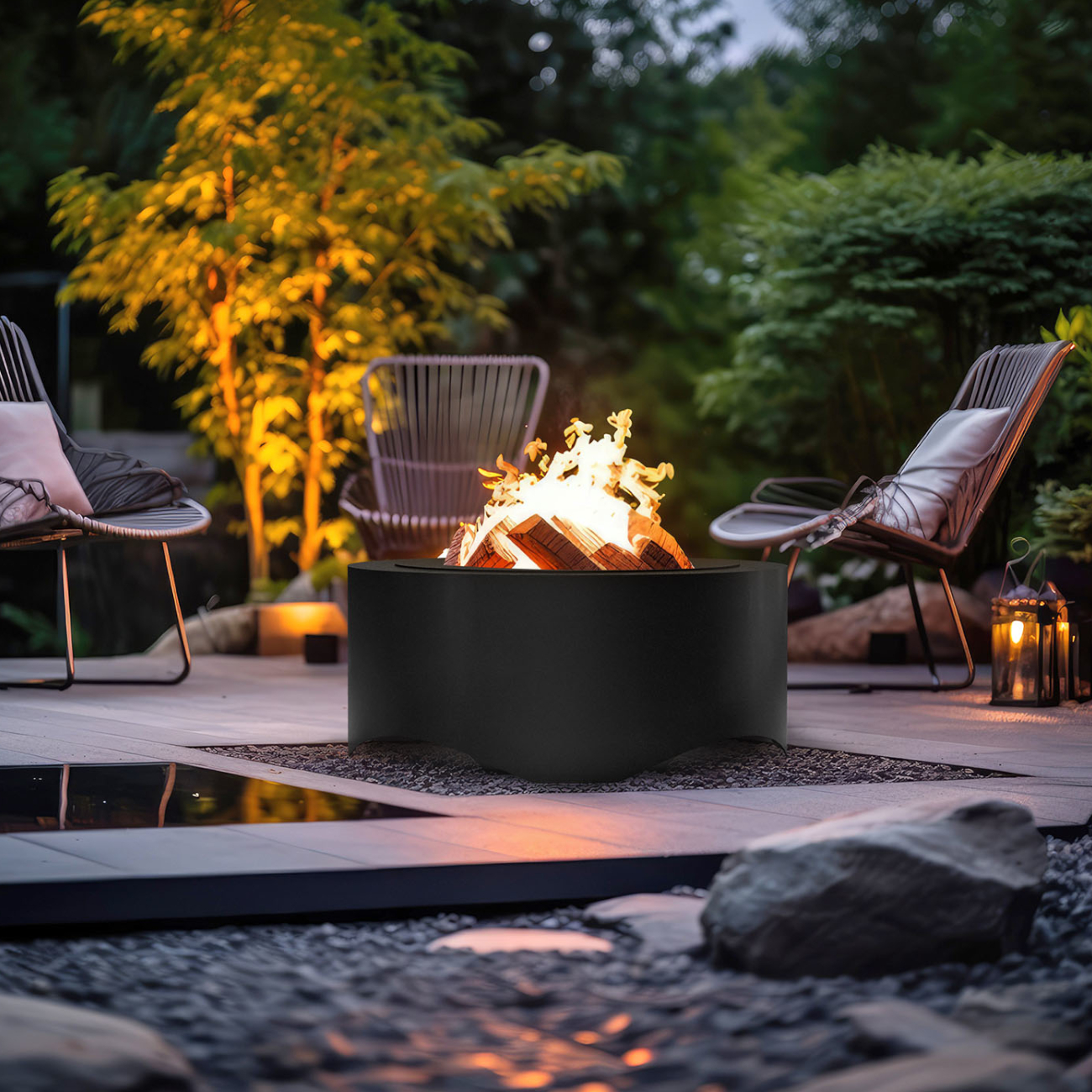 gartenkamin-feuerschale-firepit-black-round-700-web1 Black Round 700 Feuerschale Gartenkamin
