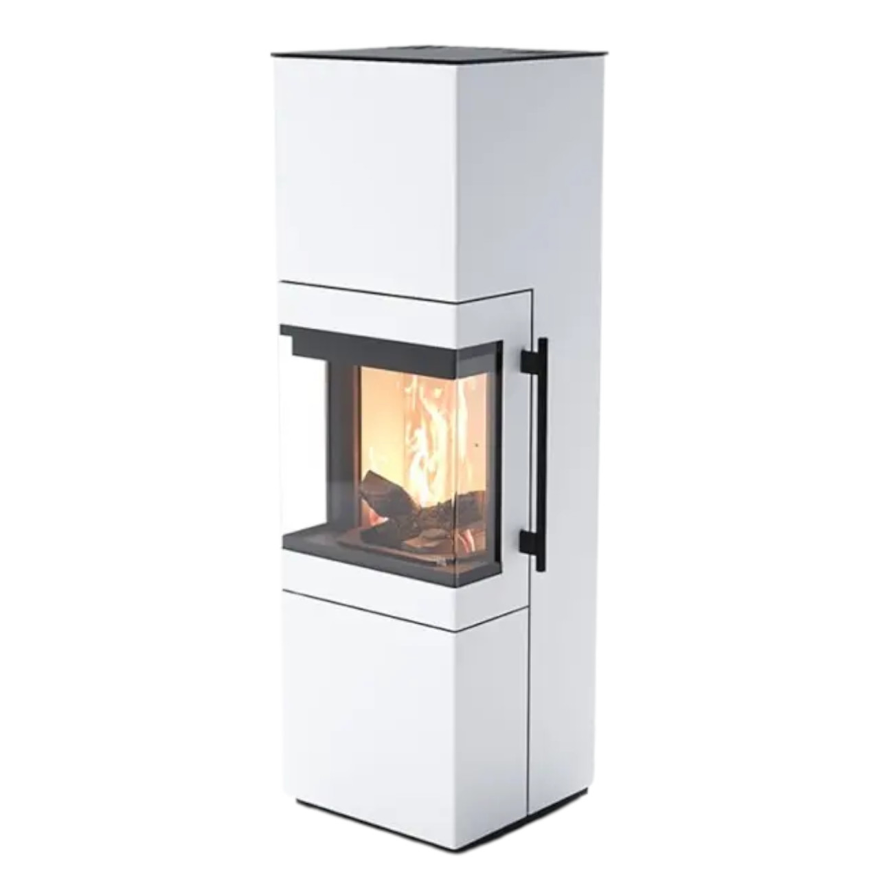 Tenno Weiß Panorama Kaminofen 6kW