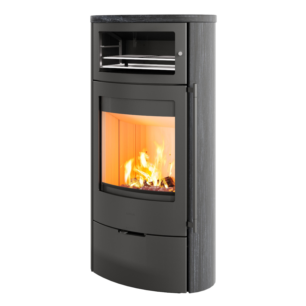 Jubilee 35 Indian Night Kaminofen Stein 7kW mit Backfach Jubilee 35 Indian Night Kaminofen Stein 7kW mit Backfach