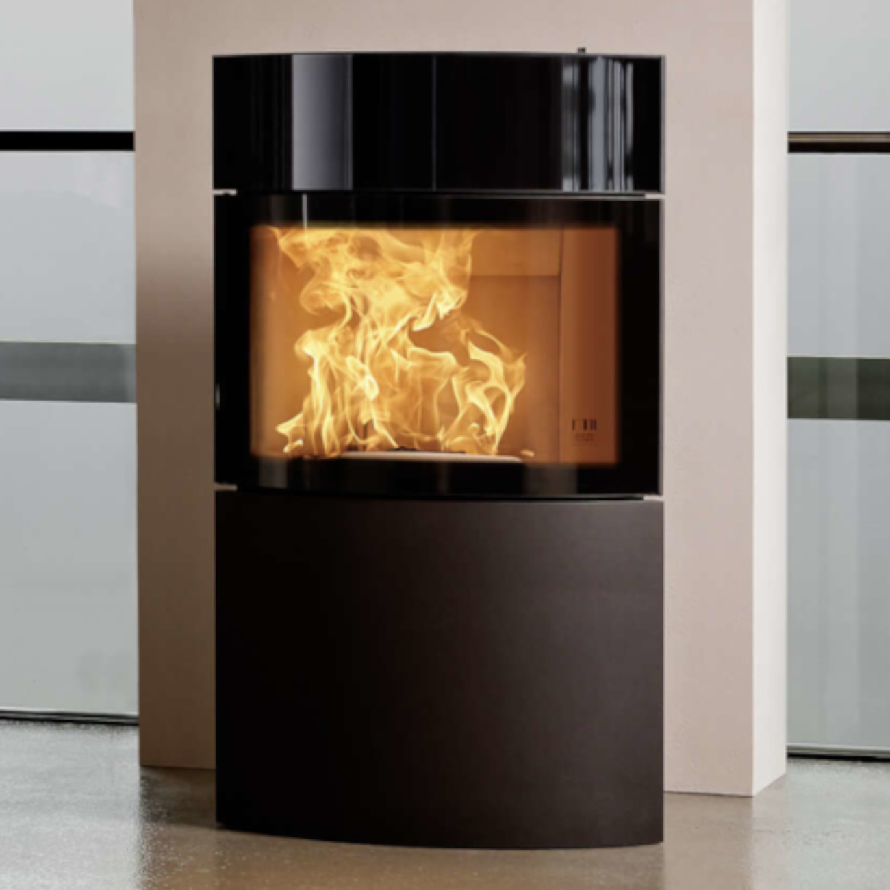 Fynn Xtra 2.0 Glas Stahl Speicherofen 6kW RLU Fynn Xtra 2.0 Glas Stahl Speicherofen 6kW RLU