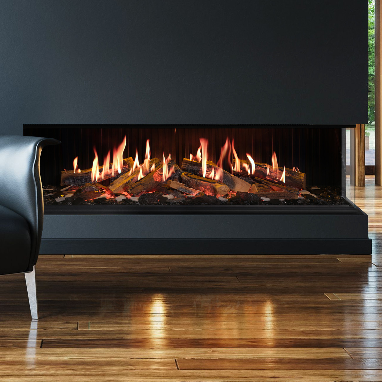 Trimline iX15 Solus Hologramm 4in1 Elektrokamin Trimline iX15 Solus Hologramm 4in1 Elektrokamin