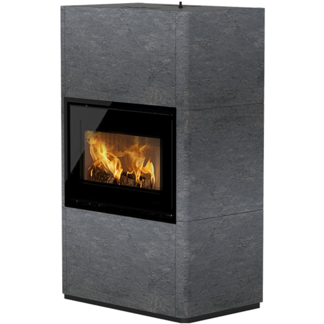 lotus_beto470m_kaminbausatz_tuer_magic Beto 470M Magic Speckstein Speicher-Kaminbausatz 6kW