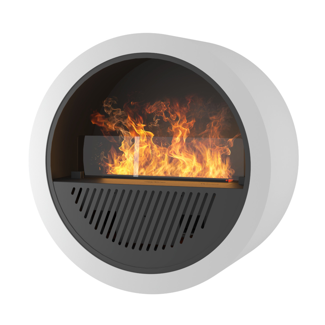 Invapo Incyrcle Wall Weiß Optimyst® Wasserdampf Kamin