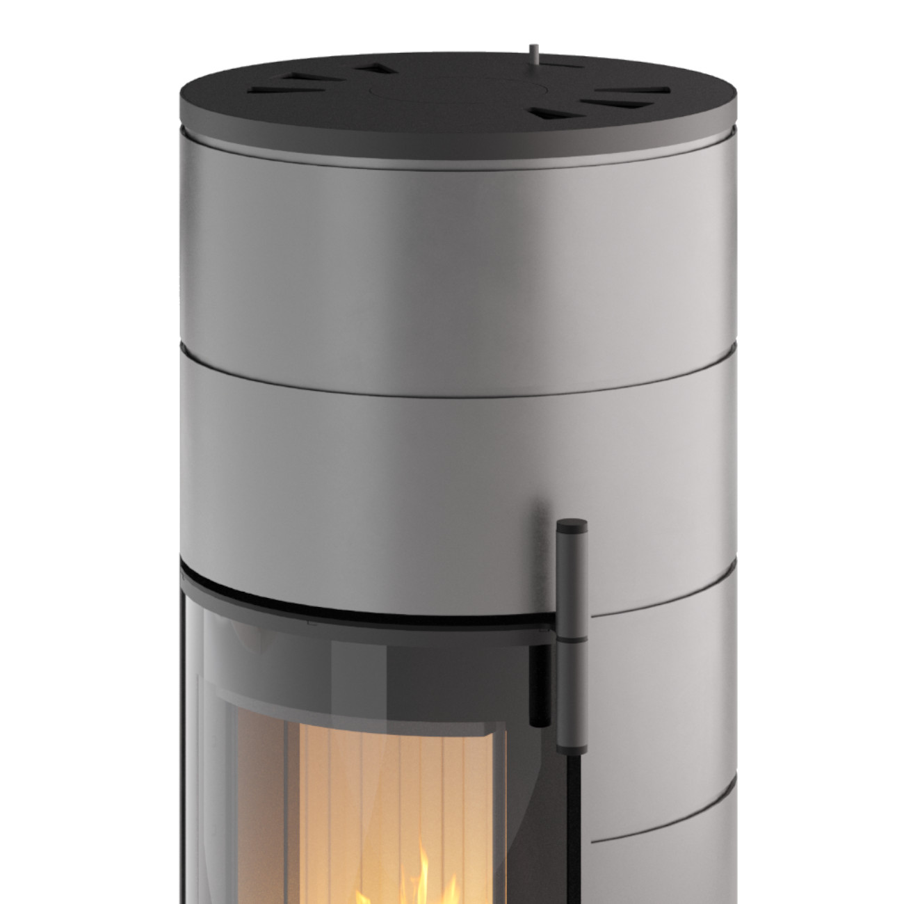 Titan Midi Grau Kaminofen 6KW RLU Titan Midi Grau Kaminofen 6KW RLU