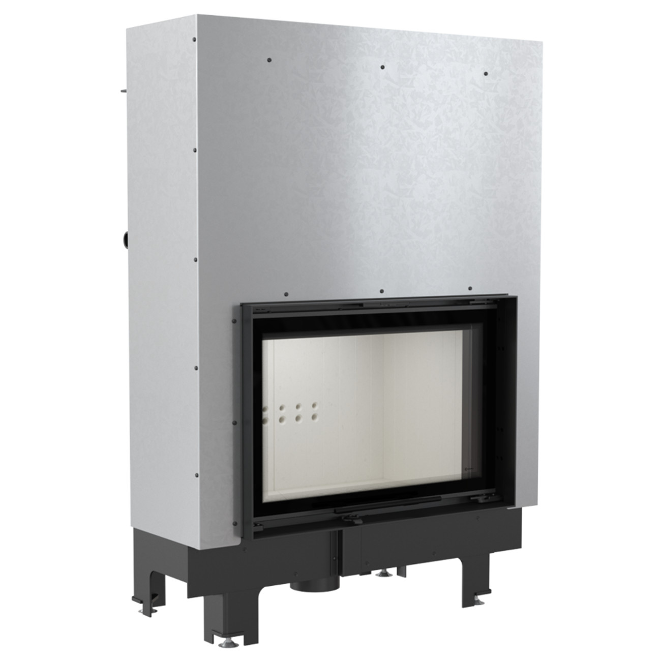 mbo-pw-15-g-w-tit MBO15 Wassergeführter Kamineinsatz 15kW mit Hebetür