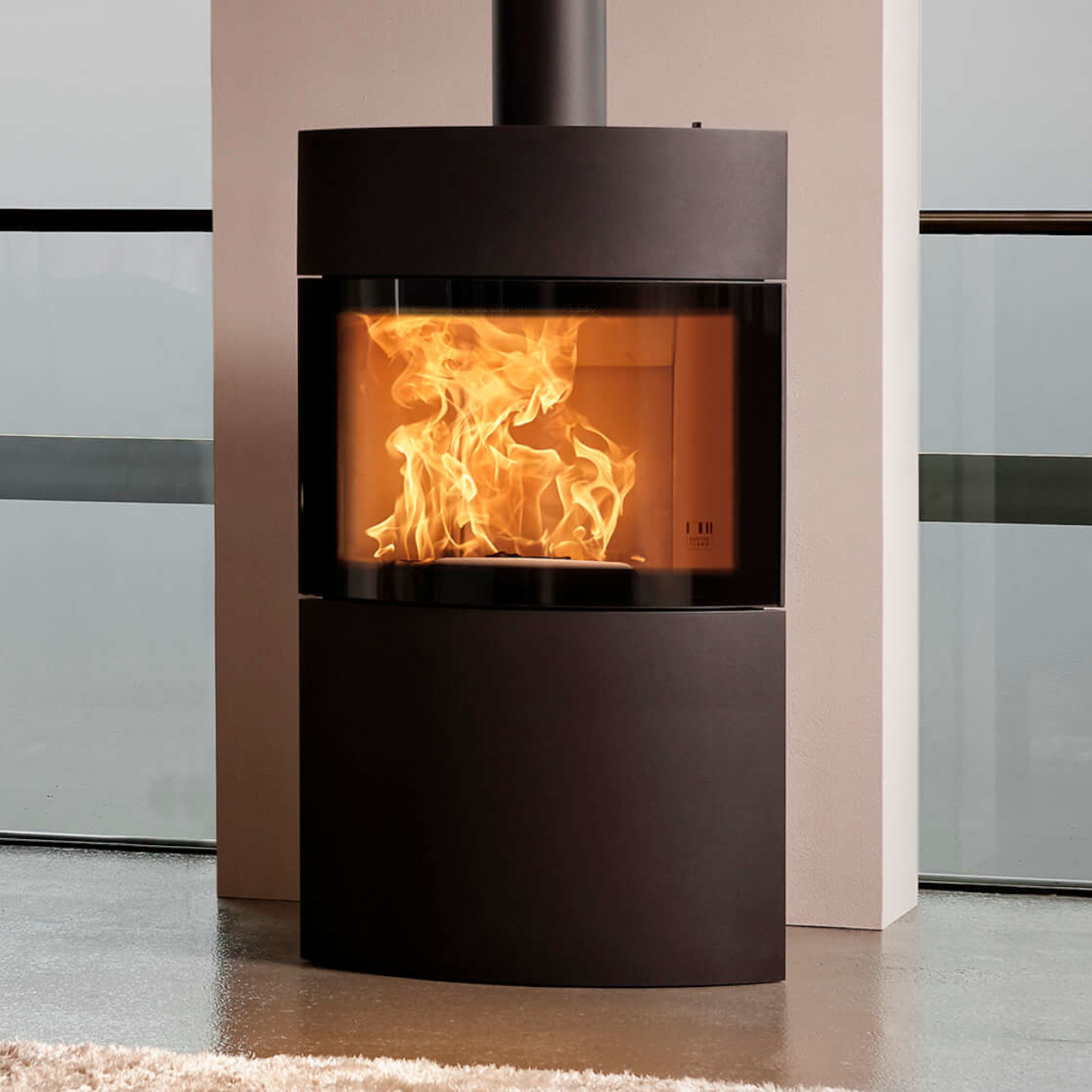 Fynn Xtra 2.0 Stahl Gussgrau Speicherofen 6kW RLU
