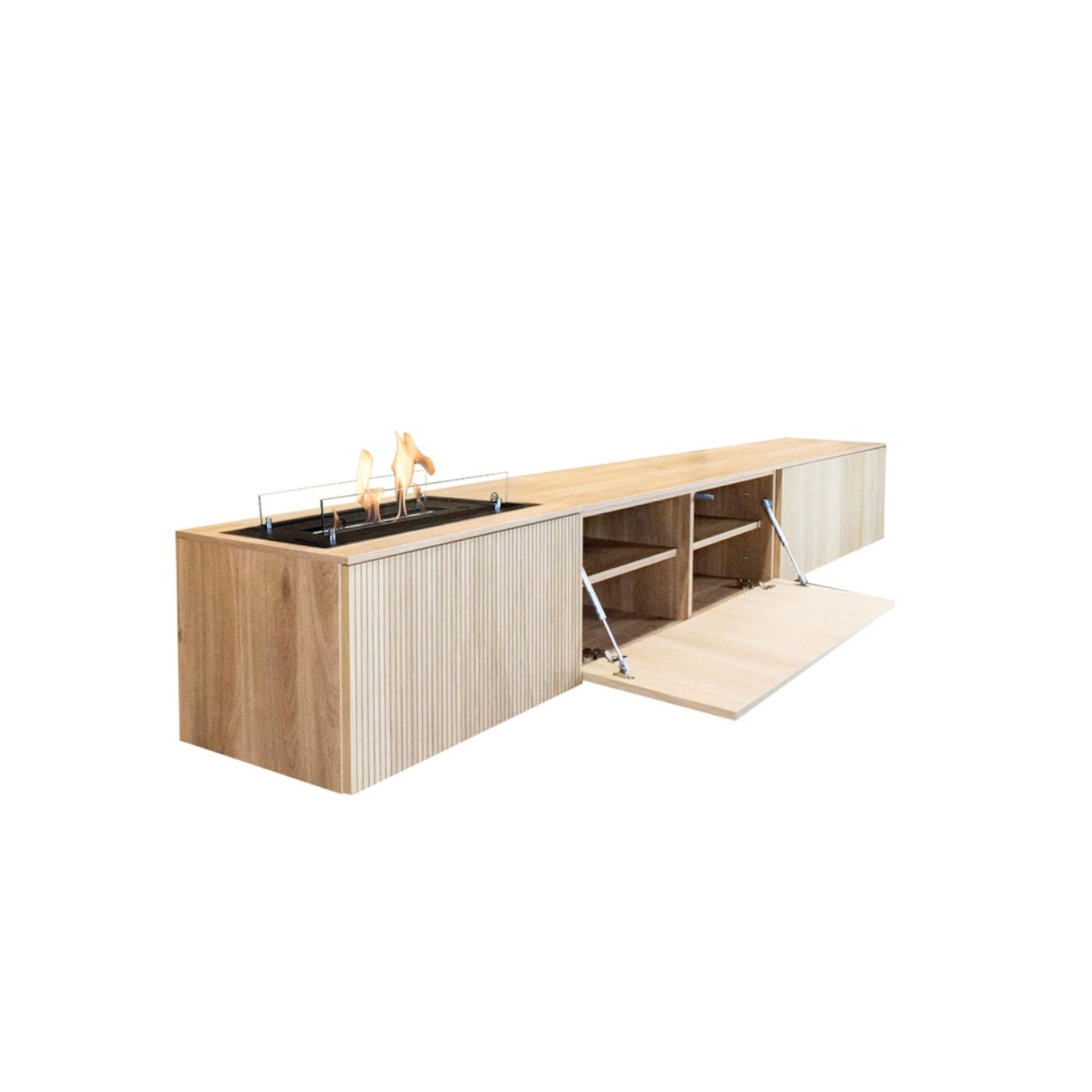 Jörne Long Kamin-Sideboard mit Ethanolkamin