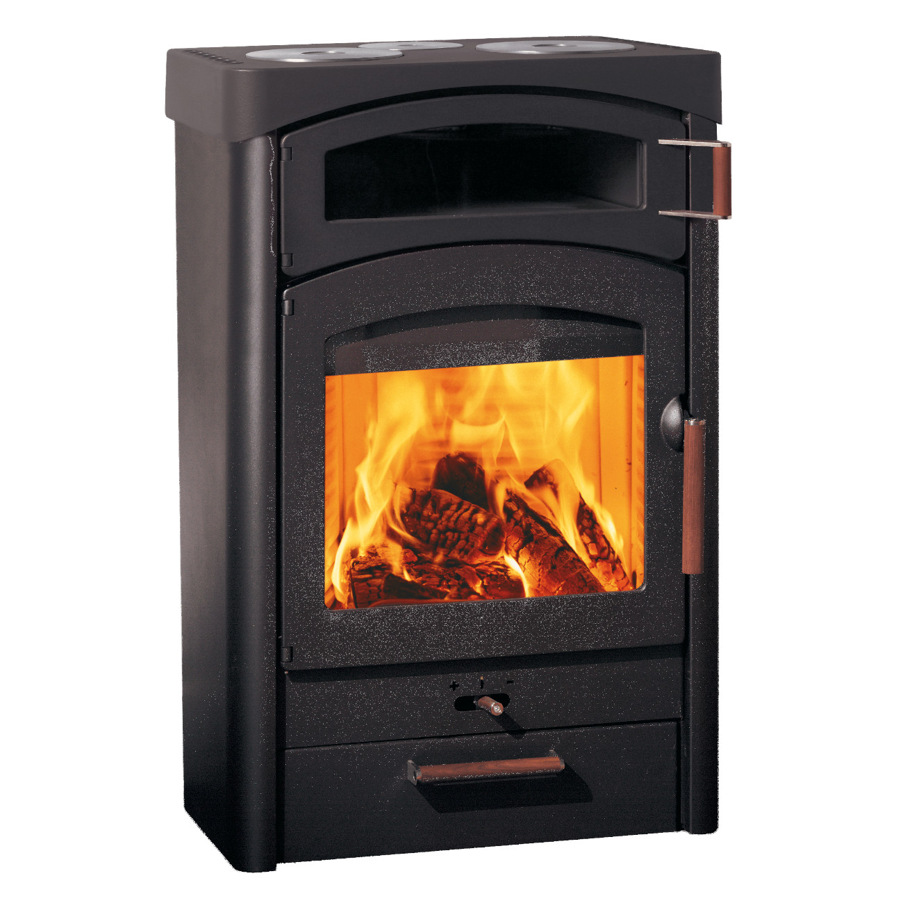 Pallas Back Kaminofen 9kW Gussgrau Pallas Back Kaminofen 9kW Gussgrau