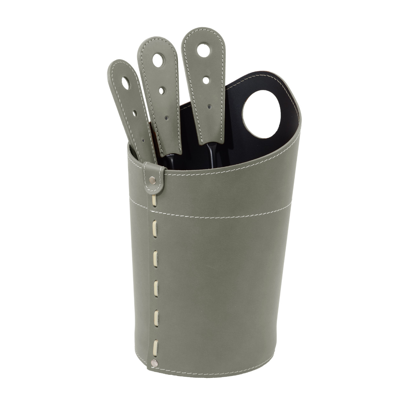 ambly-kaminbesteck-taubengrau-k16-web1 Ambly Designer Kaminbesteckset Taupe