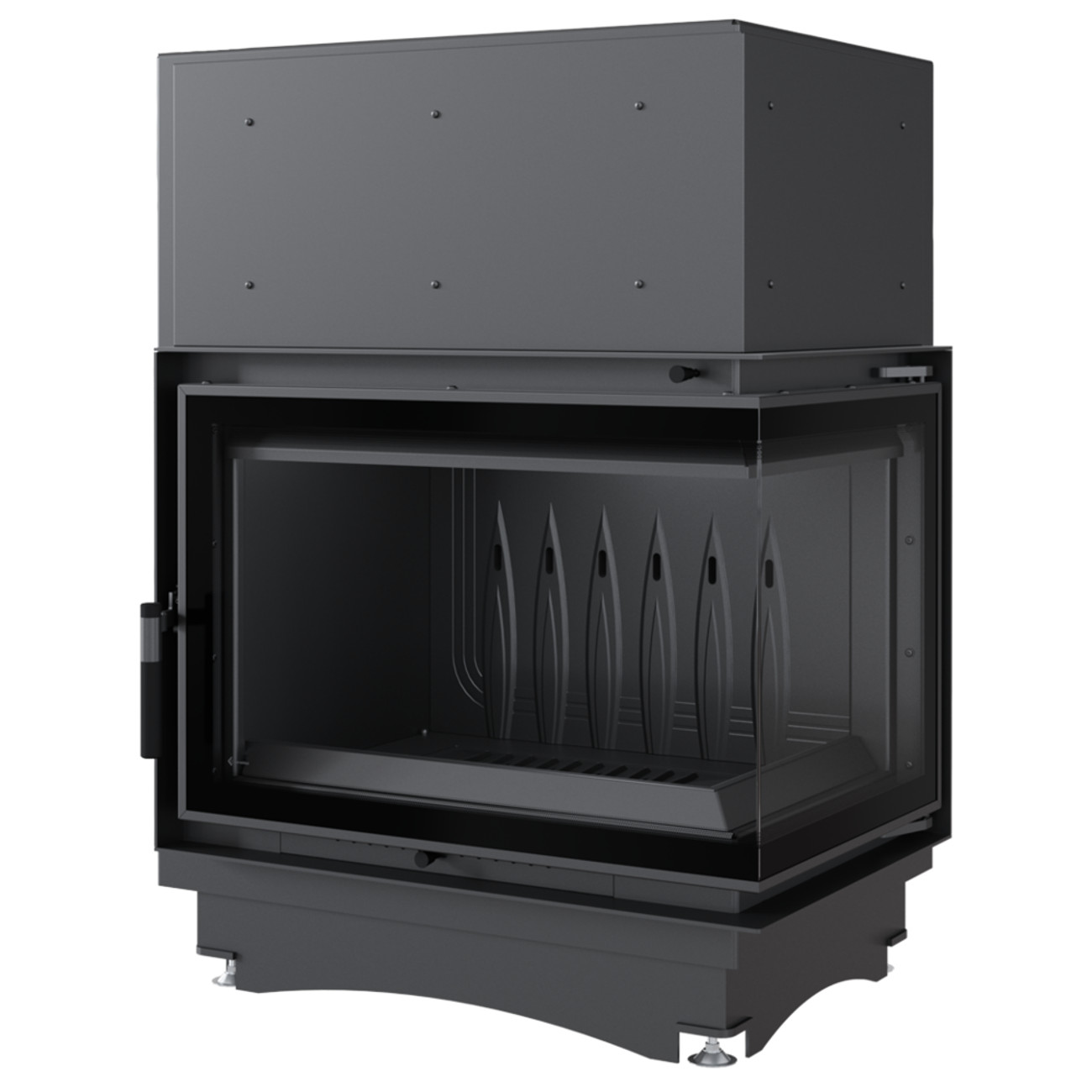 zuzia-eco-p-bs-deco-tit Zuzia Eco Deco Gusseisen Eck-Kamineinsatz 12kW Rechts