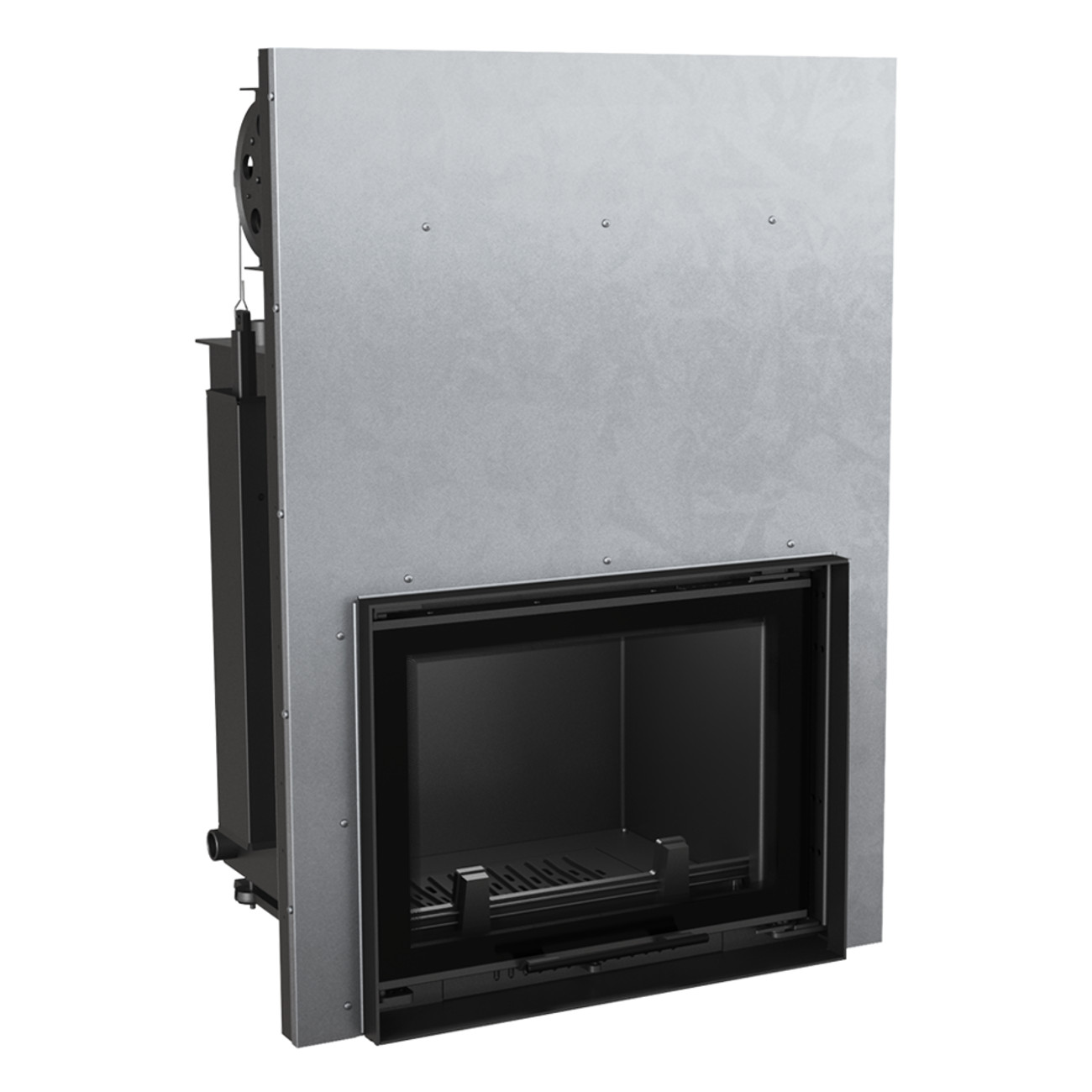 zuzia-pw-15-g-w-tit Zuzia Eco Aqua 12kW Wasser Kamineinsatz mit Hebetür