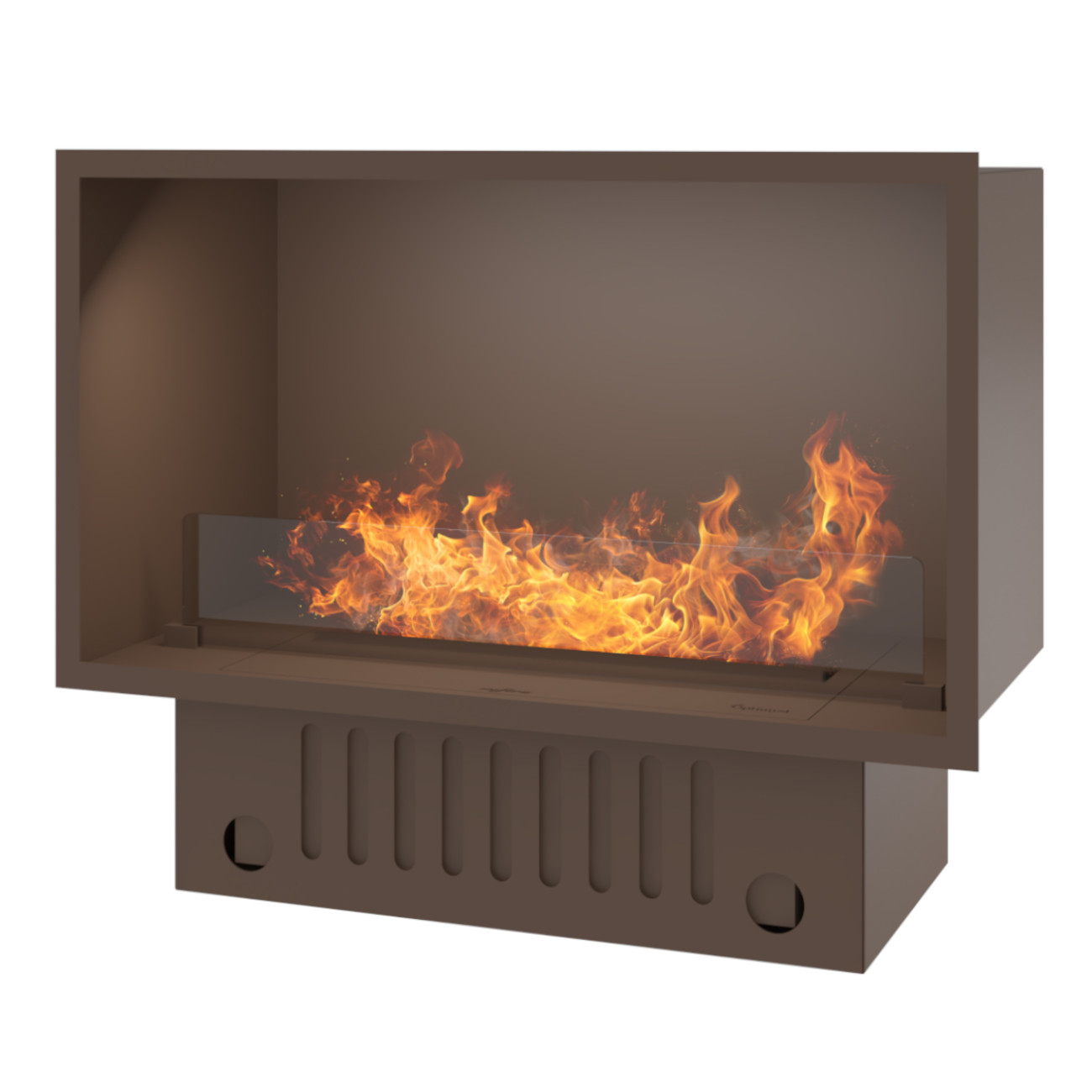 Invapo Inside 800 Optimyst® Braun Wasserdampf Box Kamineinsatz Invapo Inside 800 Optimyst® Braun Wasserdampf Box Kamineinsatz