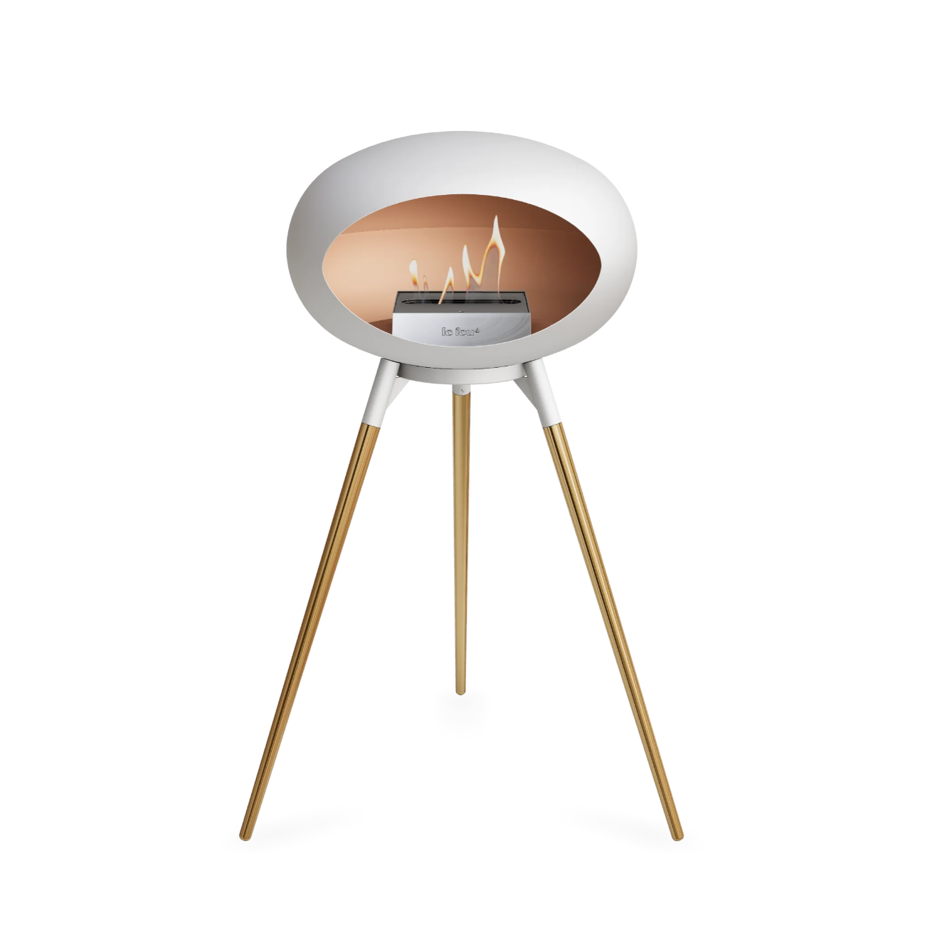 Le Feu Ground Wood High Weiß Ethanolkamin Le Feu Ground Wood High Weiß Ethanolkamin