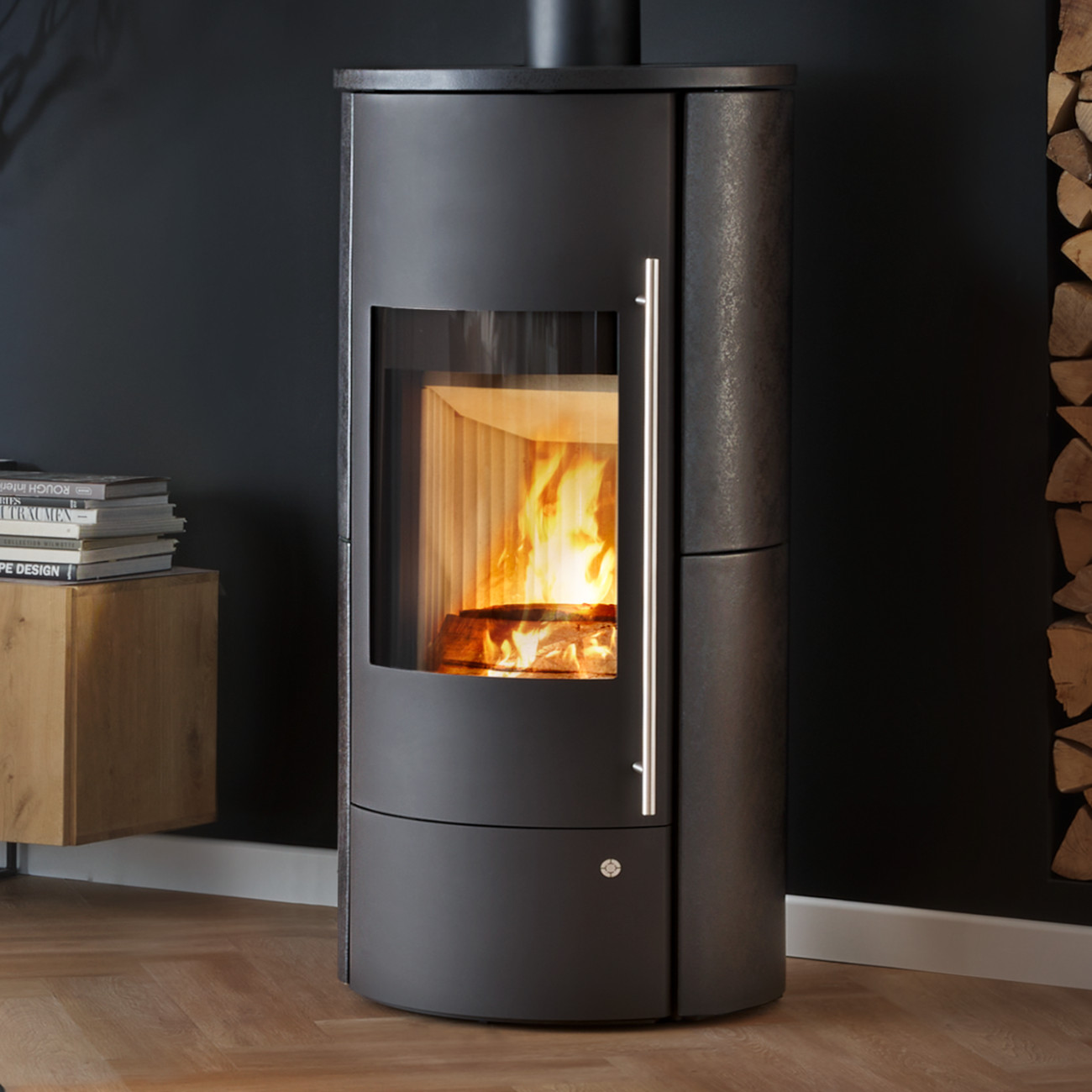 Lombok Powersystem Hämatit Keramik Kaminofen 6kW RLU Lombok Powersystem Hämatit Keramik Kaminofen 6kW RLU