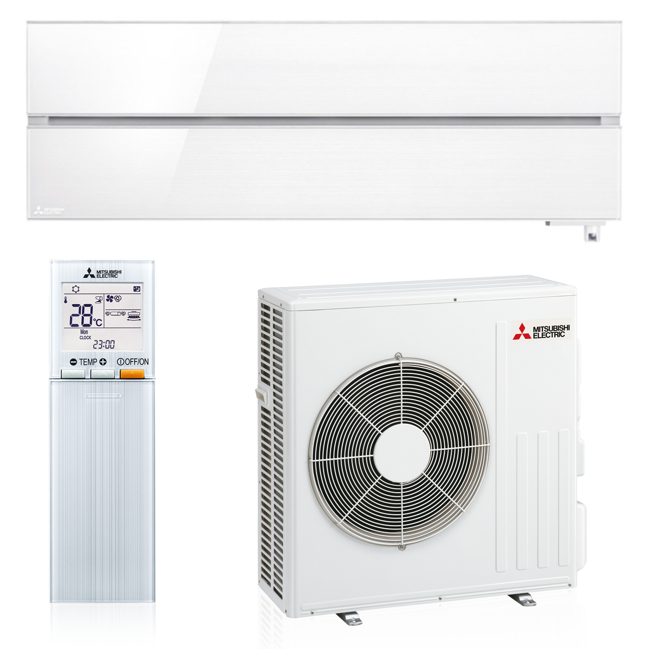 Diamond Pearl White 6 kW Klimaanlage Mitsubishi Electric