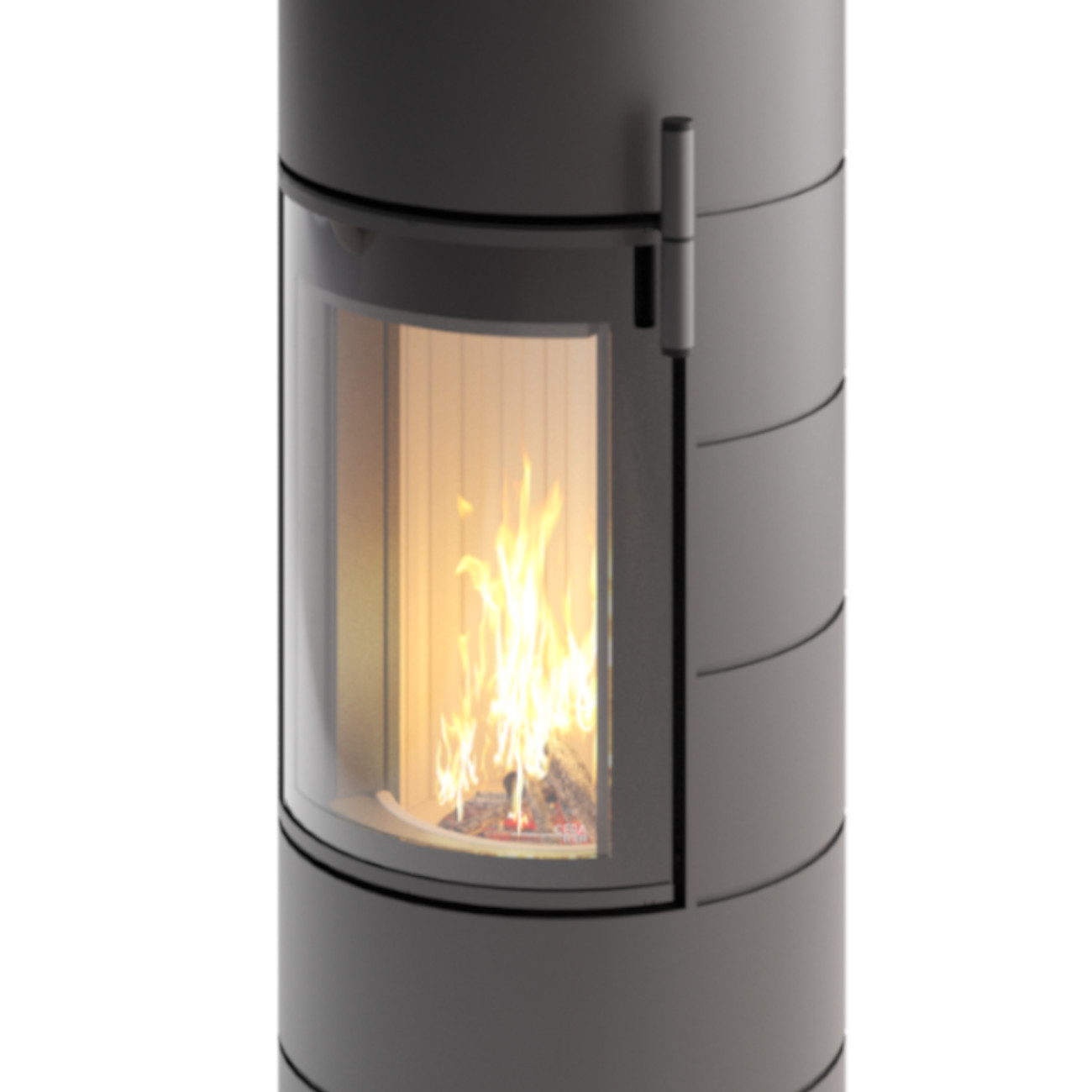 Titan Midi Schwarz Kaminofen 6KW RLU Titan Midi Schwarz Kaminofen 6KW RLU