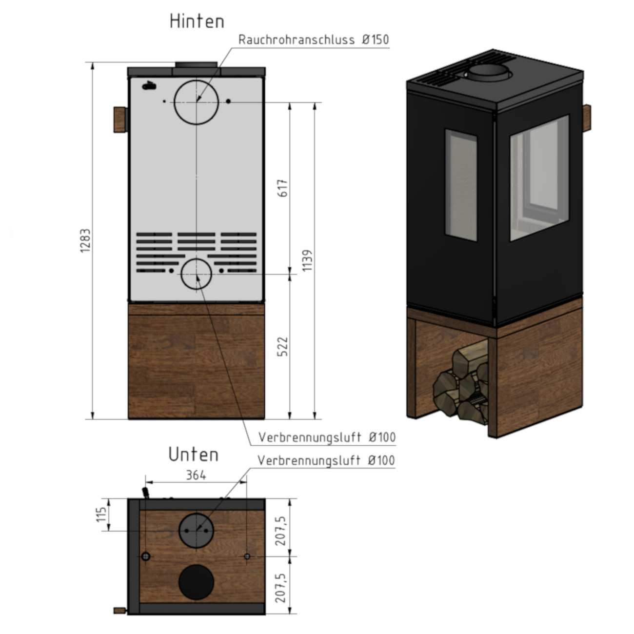 galileo-cera-kaminofen-sockel-seite-masse2
