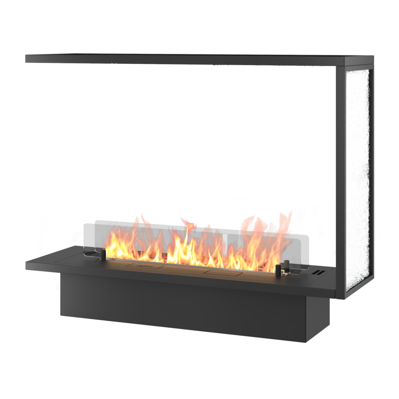 INSIDE U1000 ETRONIC BASIC Panorama Kaminkassette Automatischer Ethanolbrenner