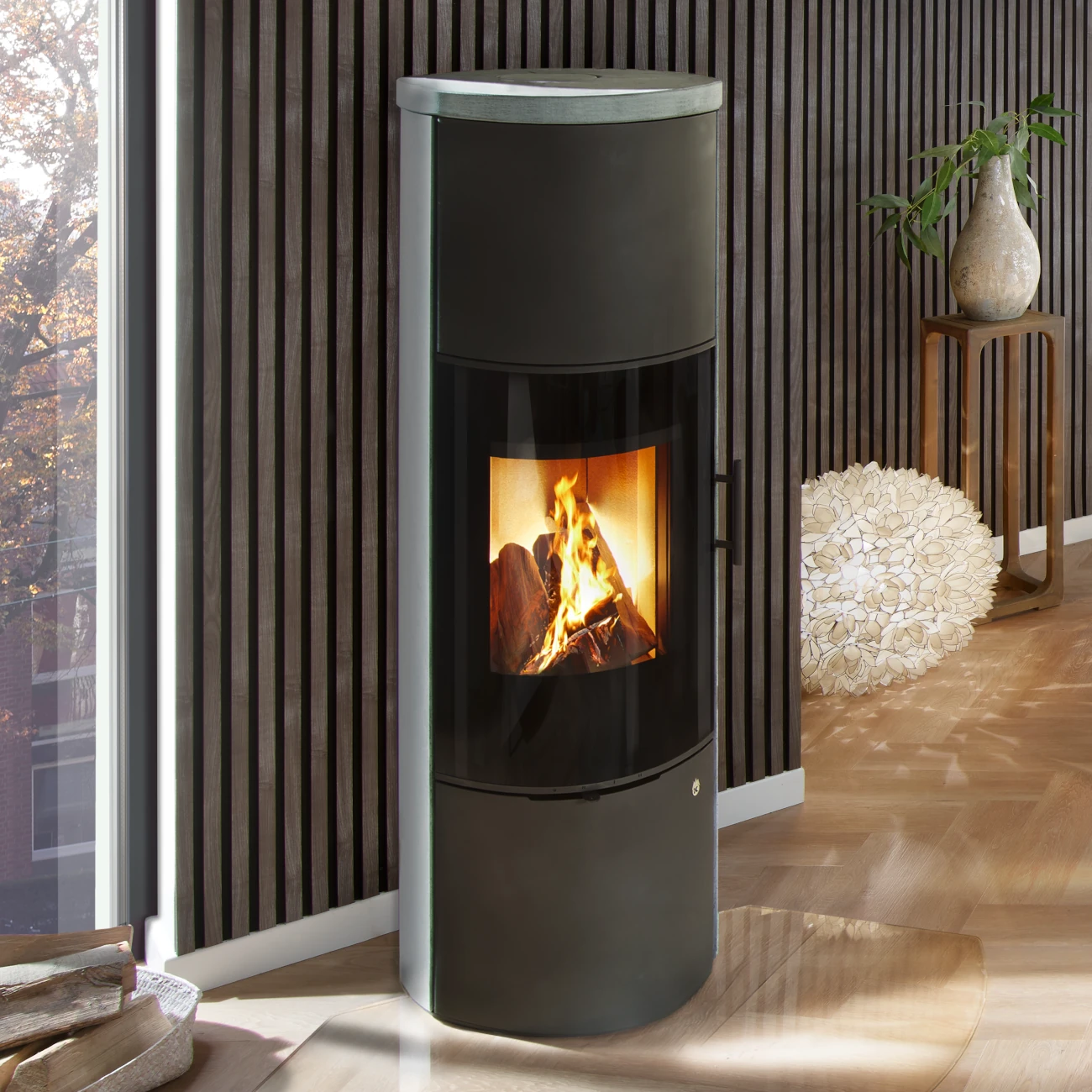 Ursa Glastür Serpentino Kaminofen 6kW