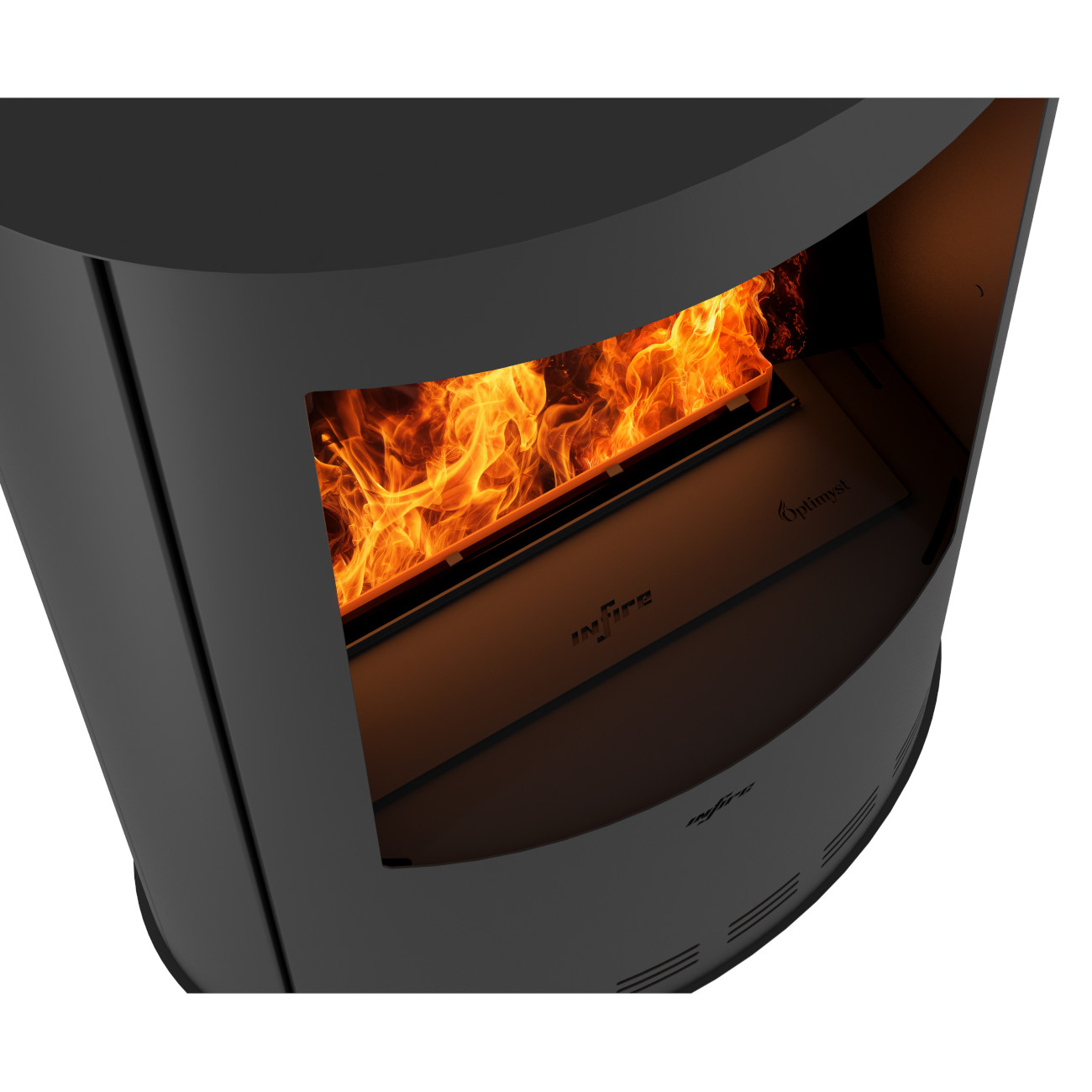 Invapo Incoza Oval Schwarz Optimyst® Wasserdampf