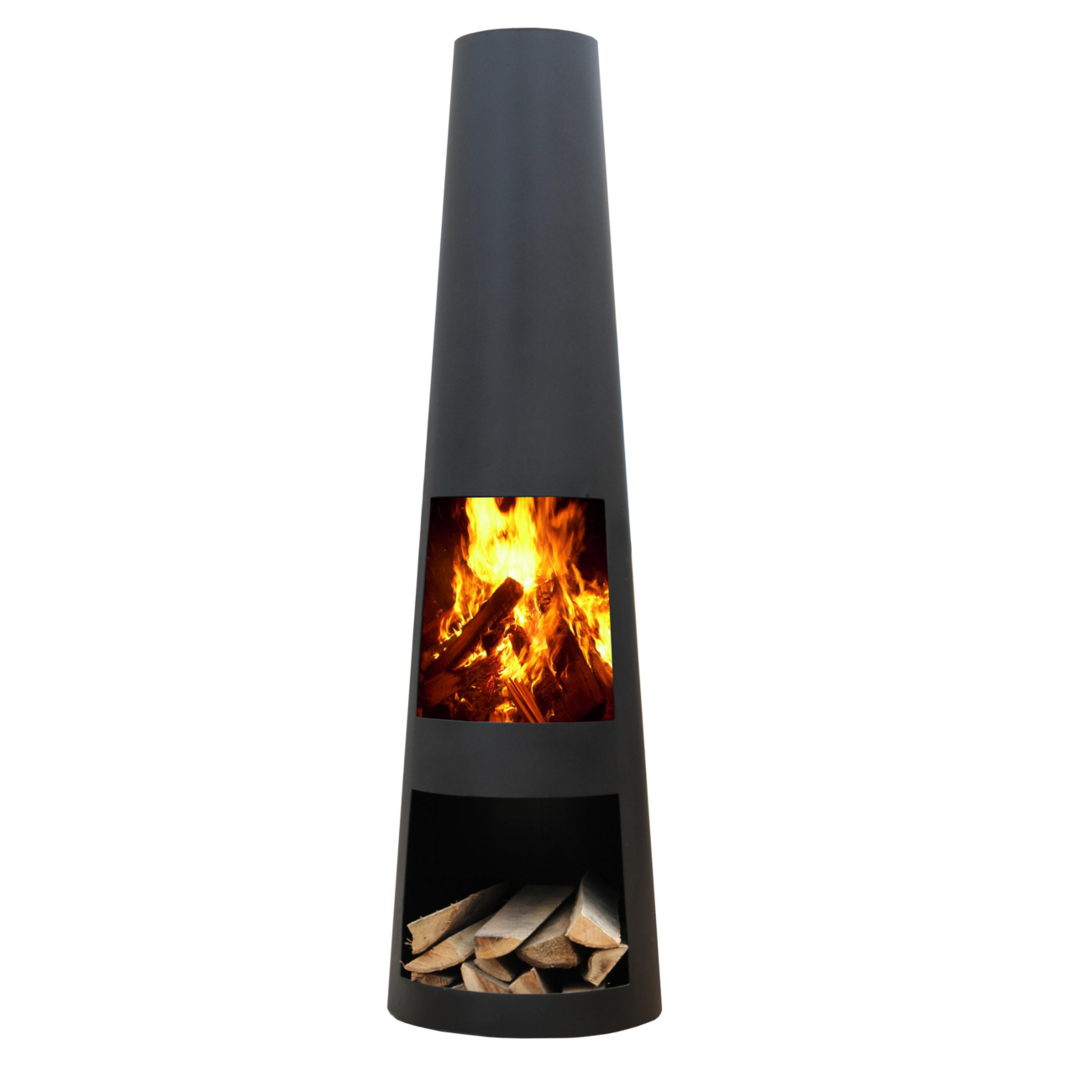 rengo-schwarz-web Outdoor/Garten Kamin Rengo Schwarz