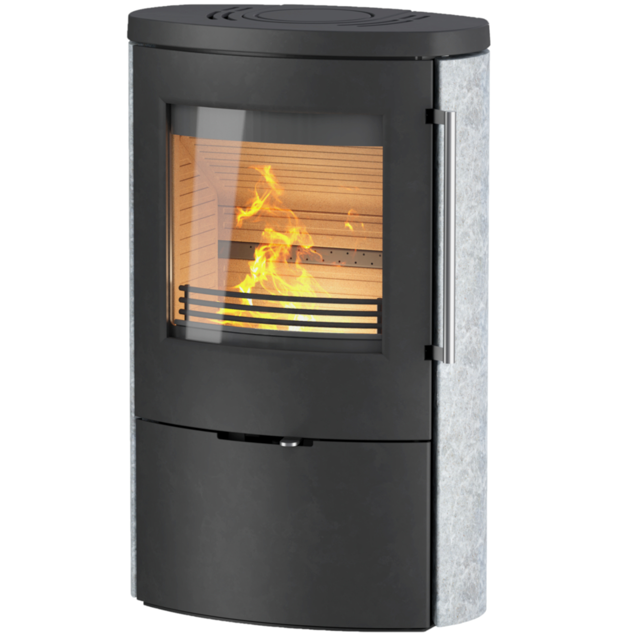 termatech_tt80rls_kaminofen_tit TT80RLS Kaminofen Speckstein 5kW