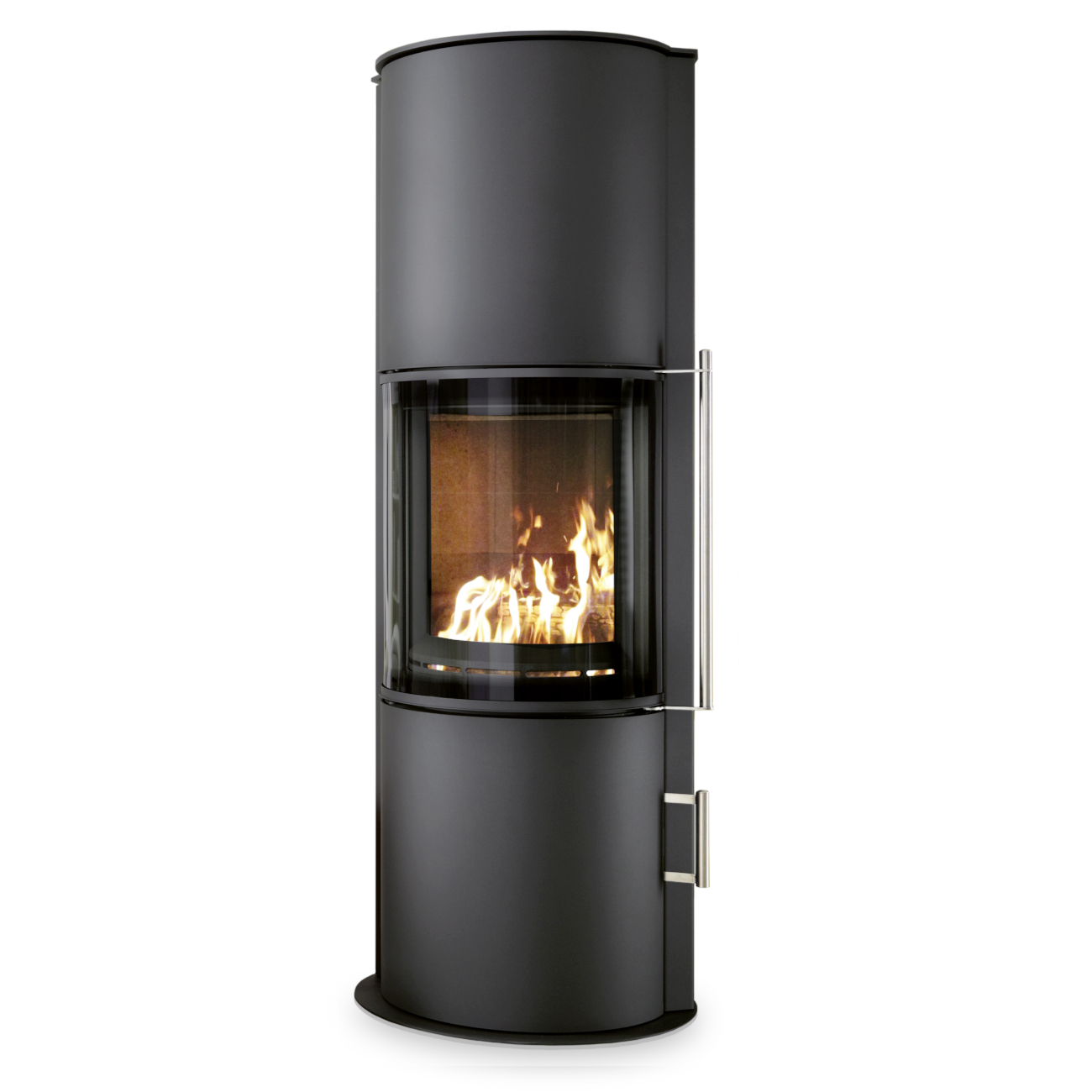 Koppe Nexus Aqua 180° Panorama Wasser Kaminofen 11kW Gussgrau